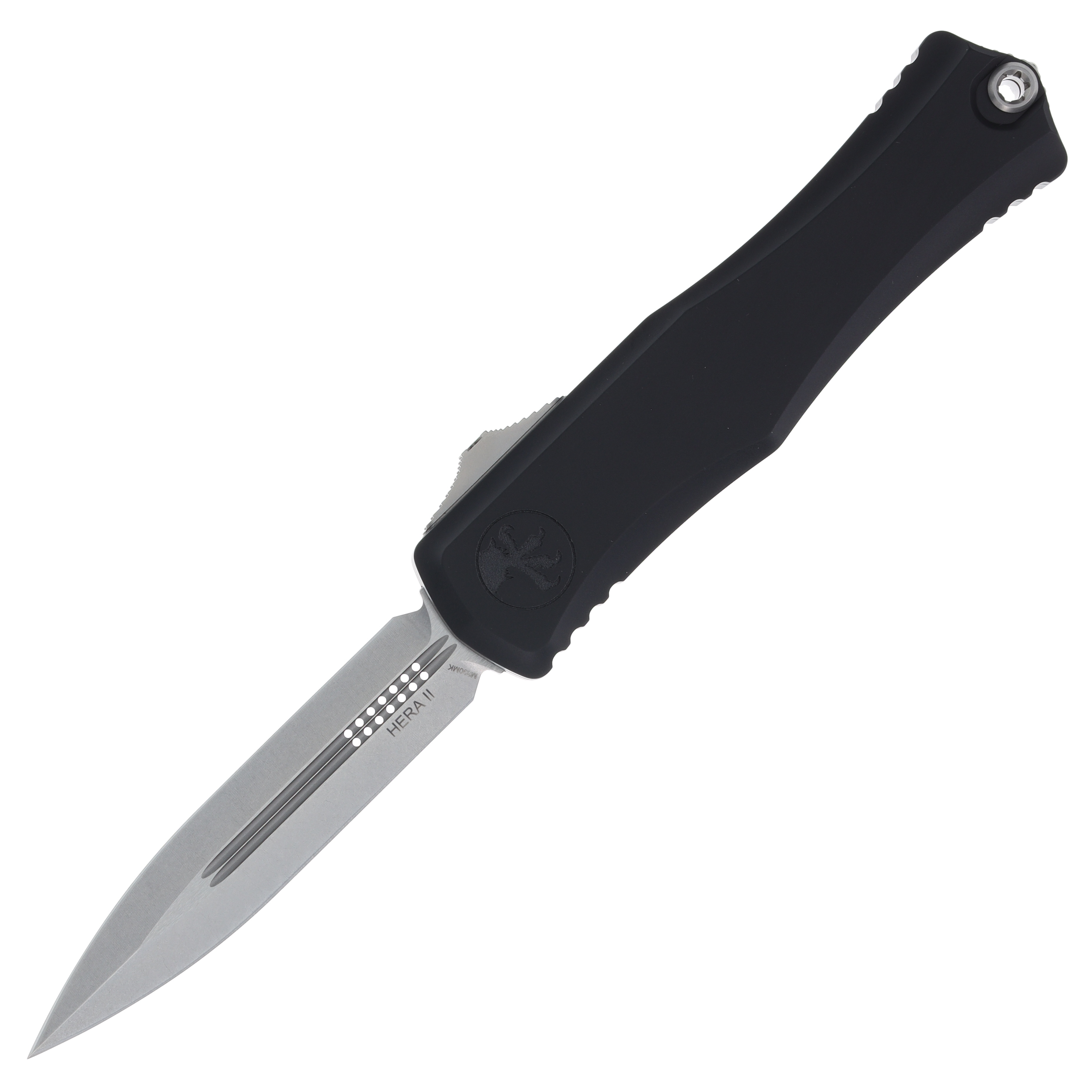 Microtech Hera OTF SE Automatic Knife 3.08in Plain Anodized Aluminum AUMT170210 View 1