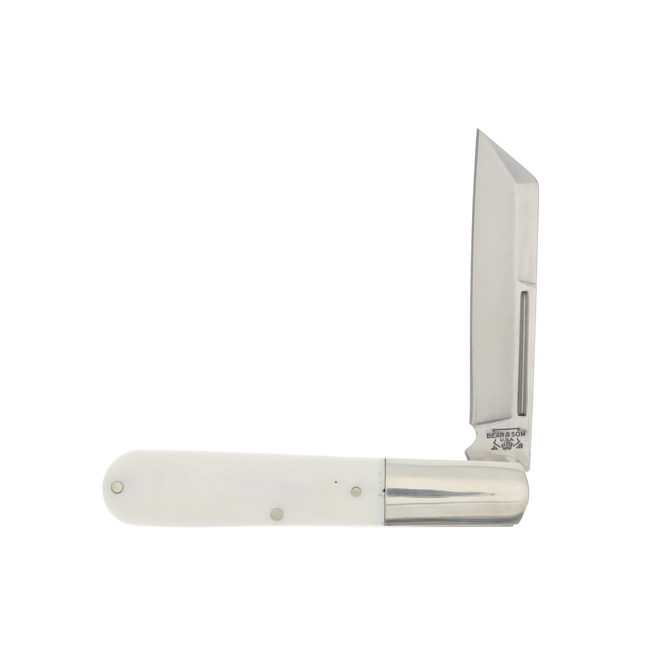 Bear & Son 4in White Smooth Bone Large Sheepsfoot Barlow BRWSB180 View 3