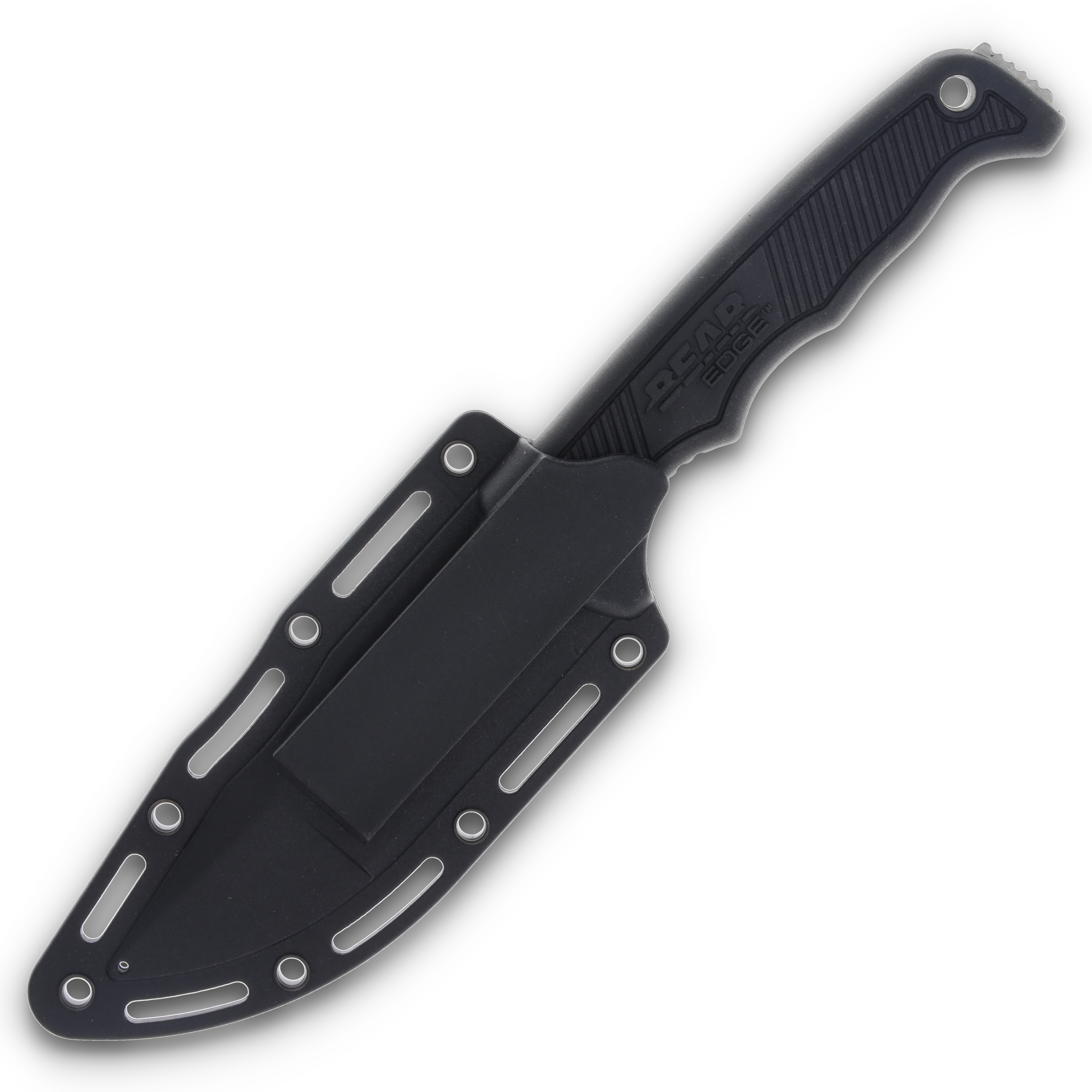 Bear & Son Cushioned Utility Fixed Blade 3.62in Plain Satin Clip Point BR71135 View 6