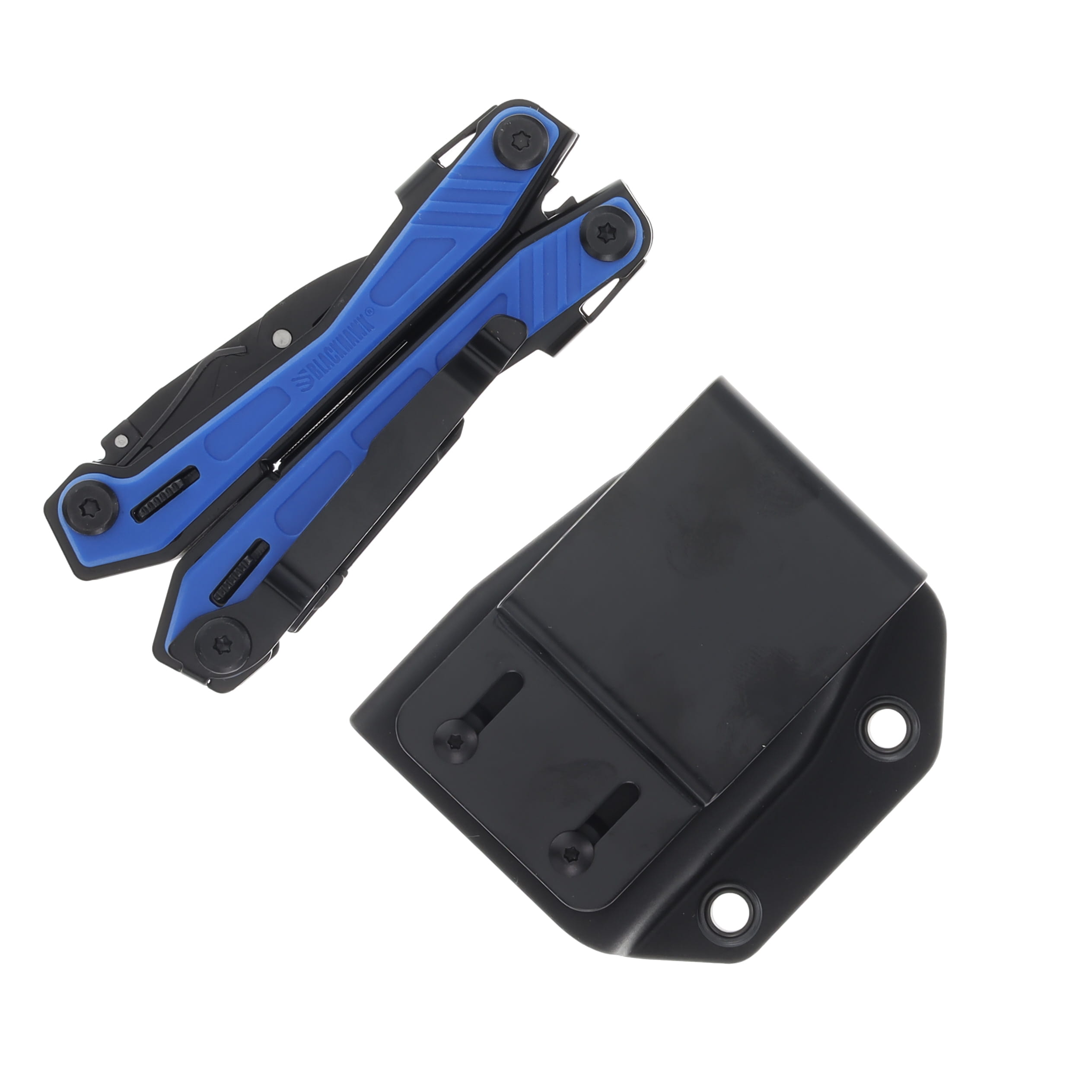 Blackhawk EDC Multi Tool Blue Zytel Covers On Handle Injection Molded Sheath BHMT20BL View 5