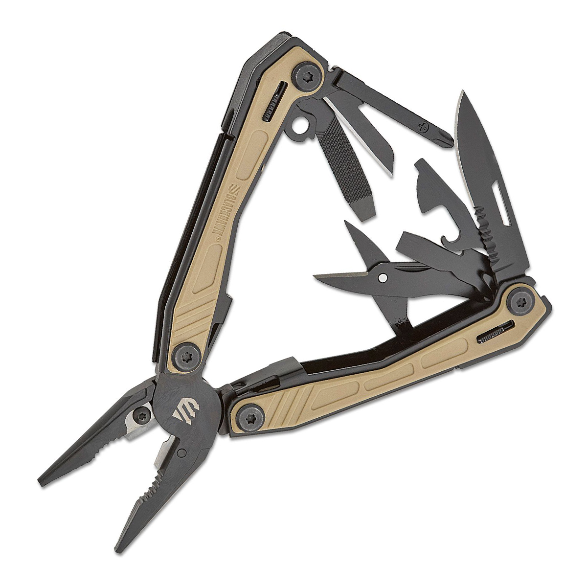 ファイブテン　ロックベルクロ Blackhawk EDC Multi Tool Tan Zytel Covers On Handle Injection