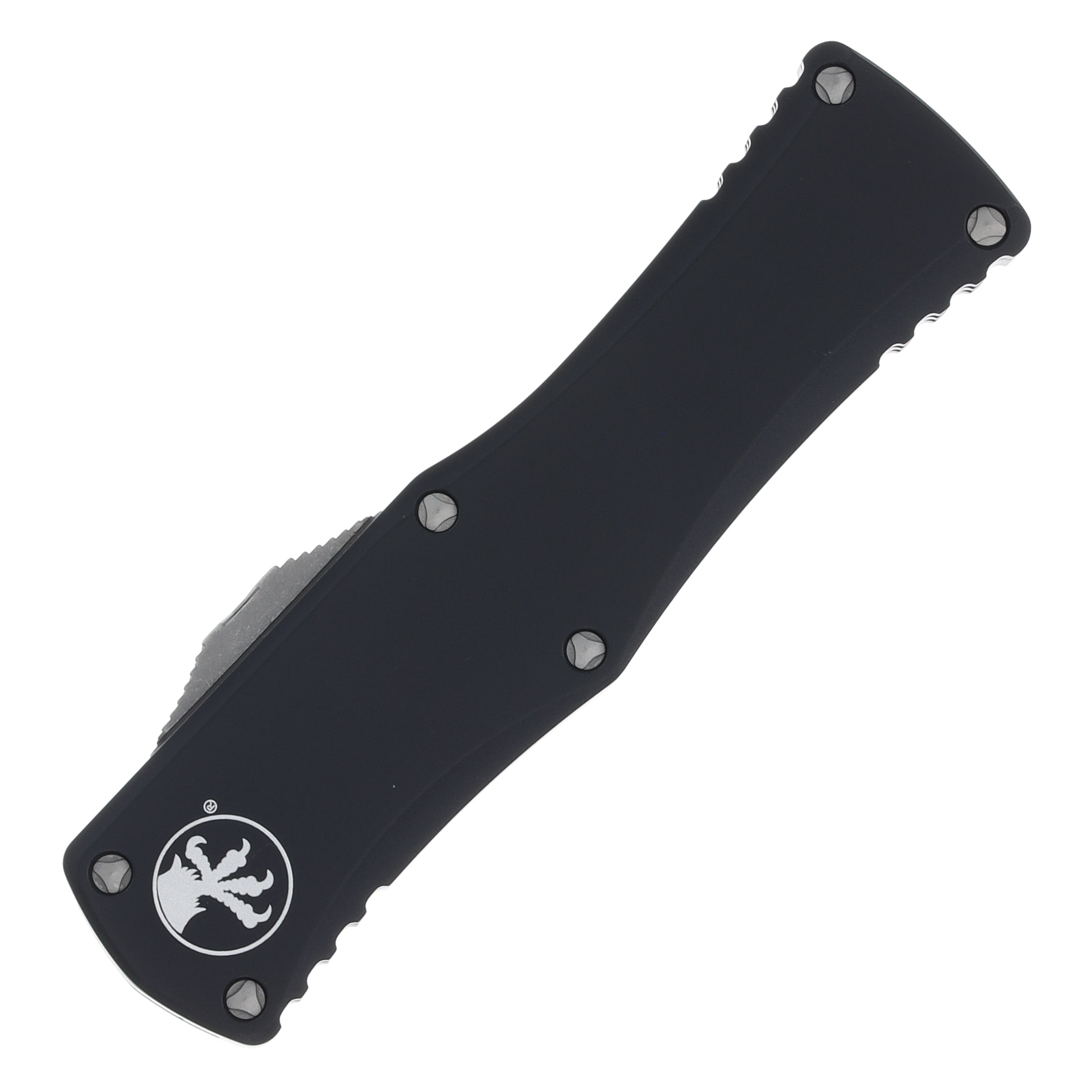 Microtech Hera OTF Automatic 3" Serrated Apocalyptic Dagger Black View 3