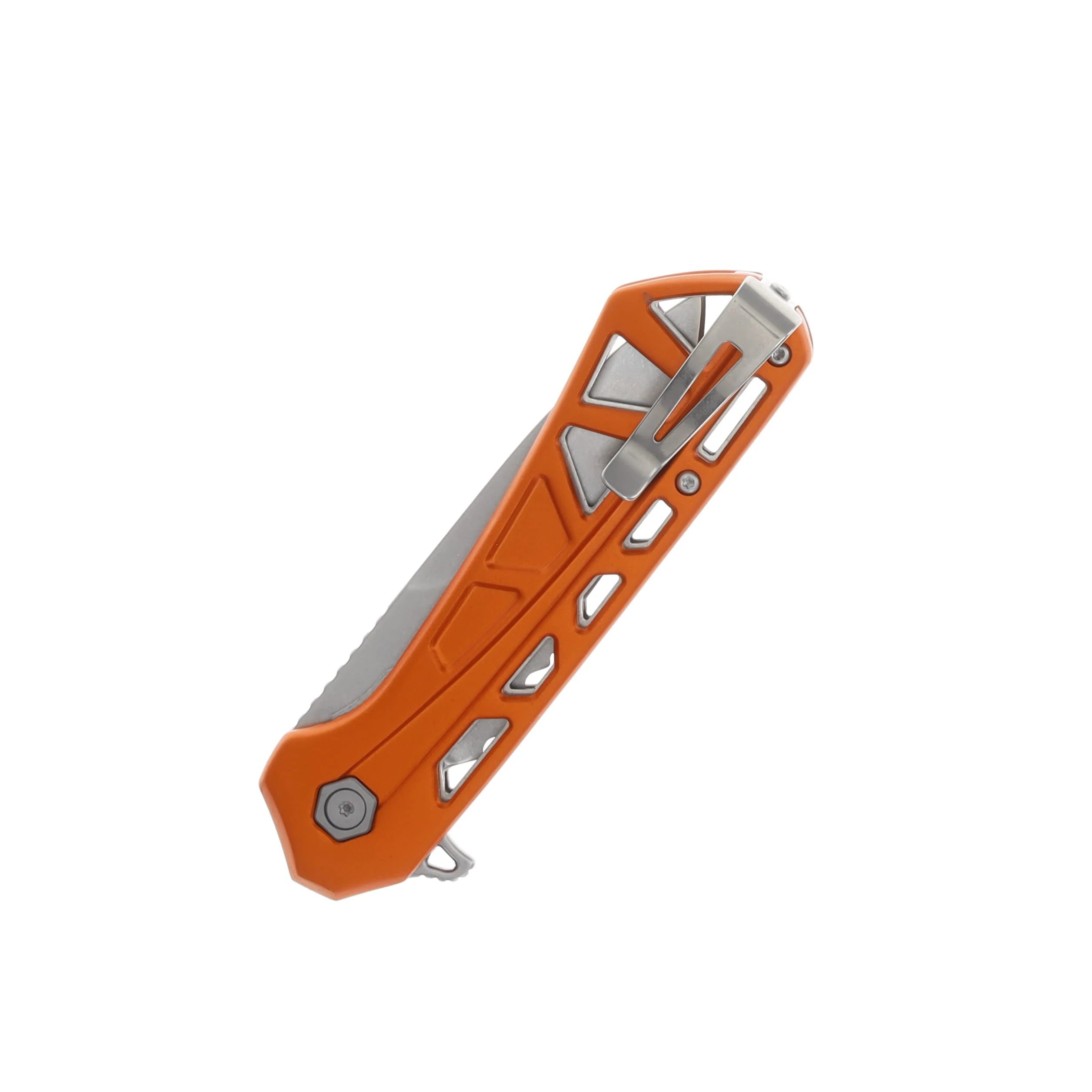 Buck 812 Trace 3.23in Satin 7Cr17 Drop Point Orange BU13756 View 4