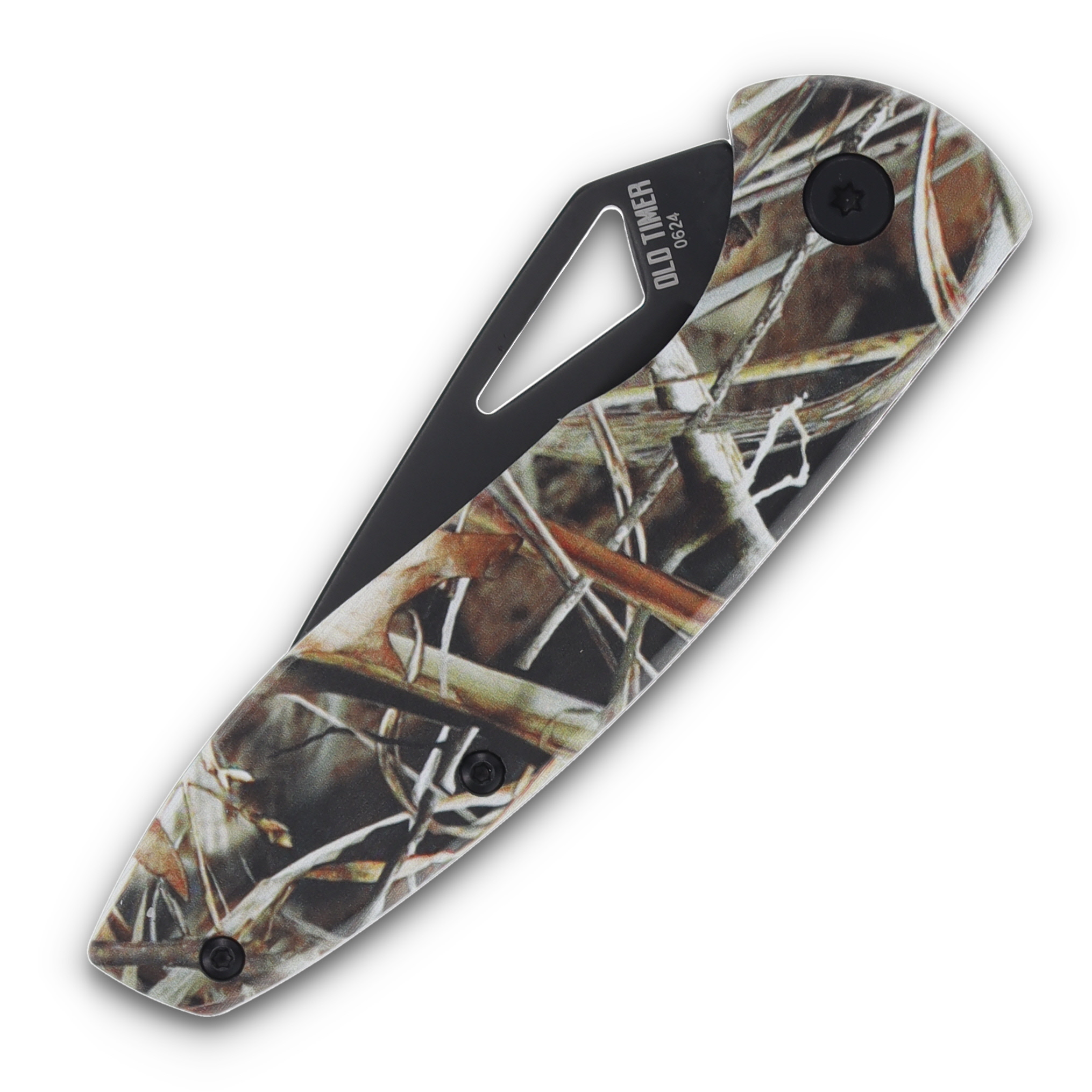 Old Timer Camo Folding Knife 3" Black 3Cr13MoV 1207757 View 5