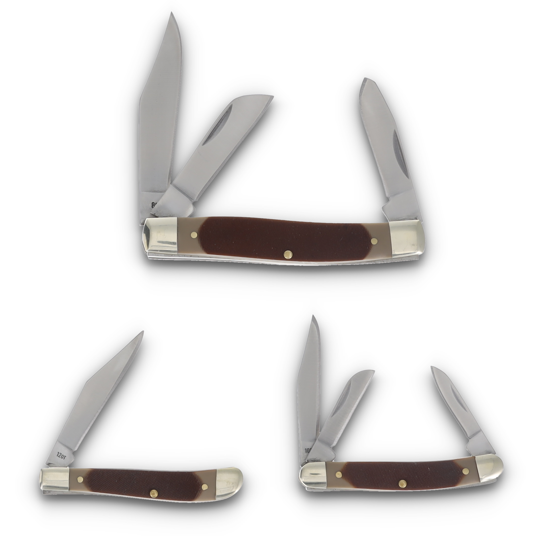 OLD MOUNTEN  OLD SEA 3点セット Old Timer 3pc Sawcut Bone Pocket Knife Set With Gift Tin 1207768