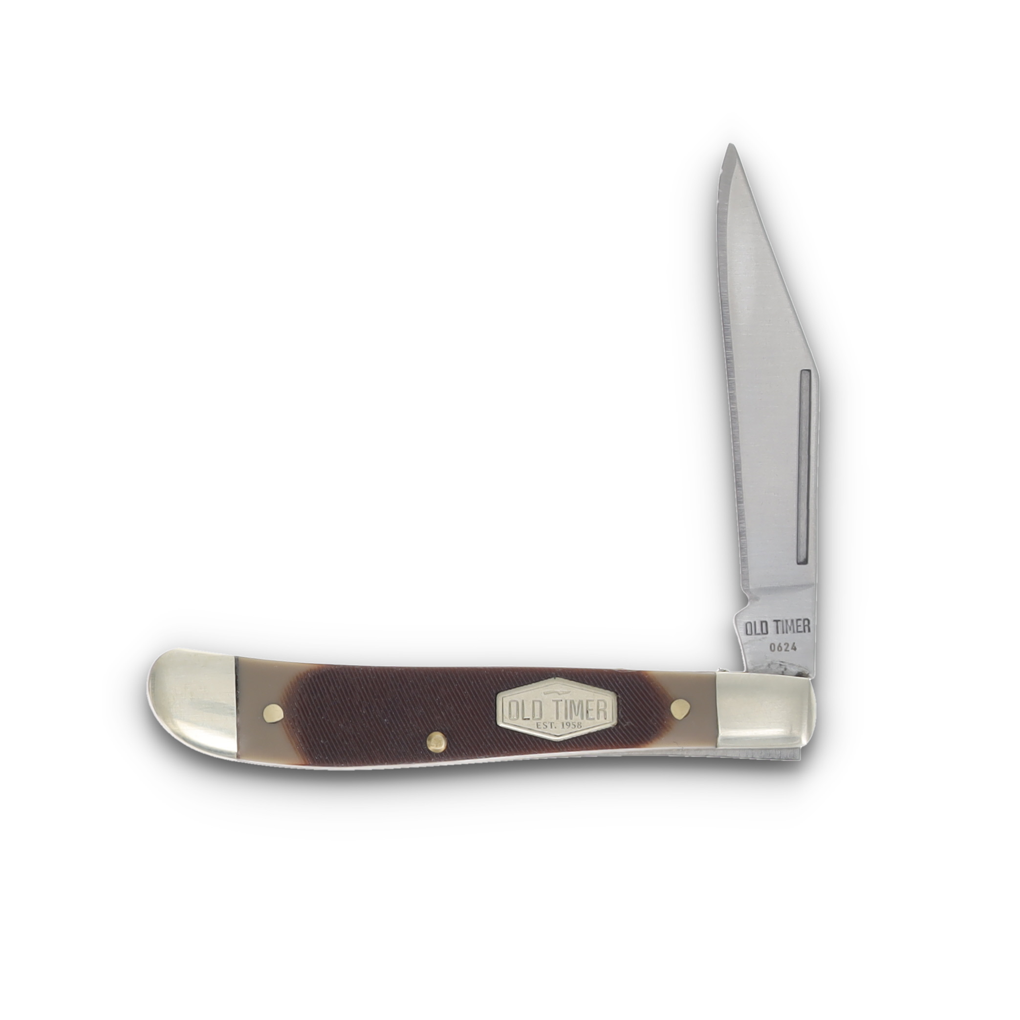 Old Timer 3pc Sawcut Bone Pocket Knife Set With Gift Tin 1207768 View 11