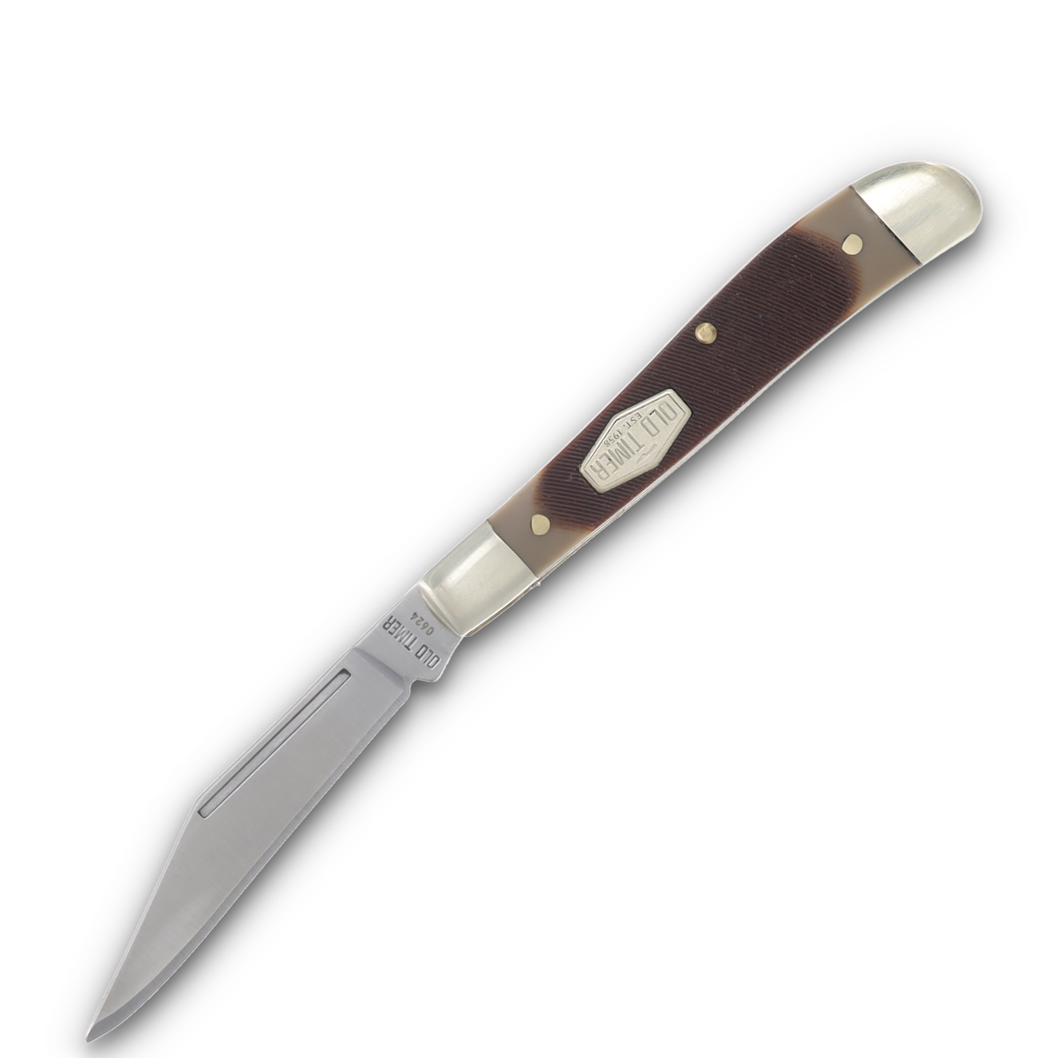 Old Timer 3pc Sawcut Bone Pocket Knife Set With Gift Tin 1207768 View 9