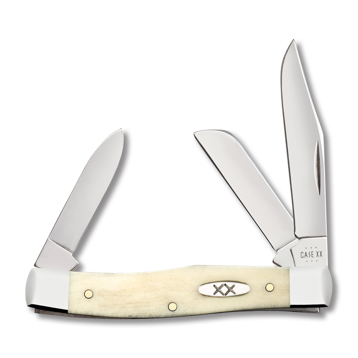 Case XX Natural Smooth Bone Medium Stockman CA13311 View 1
