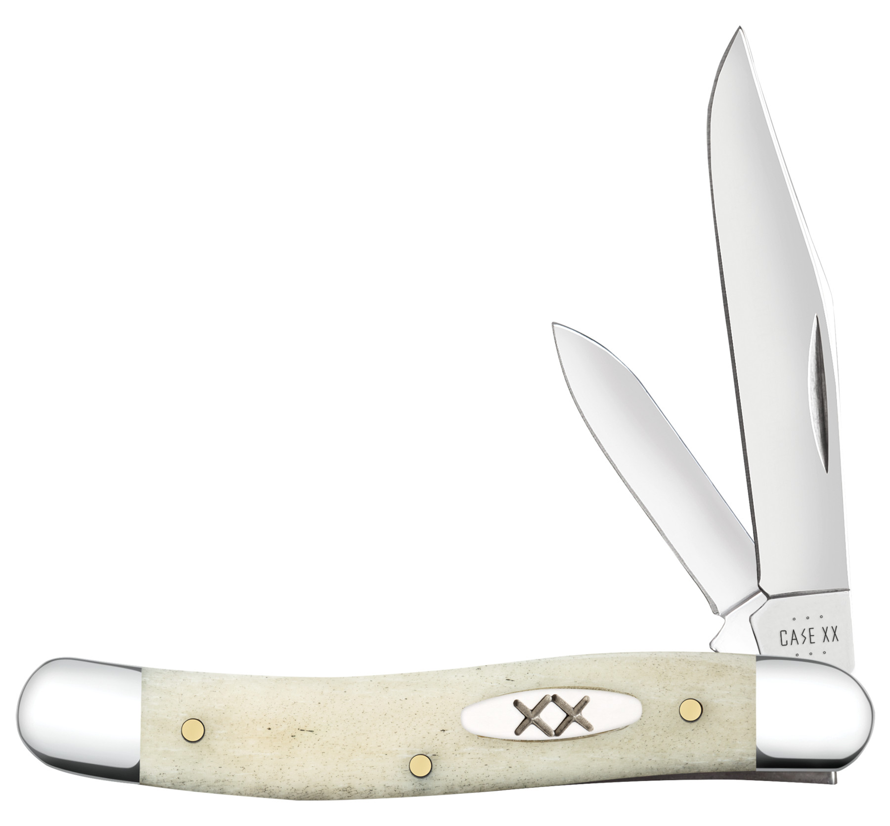 Case XX Natural Smooth Bone Medium Texas Jack CA13315 View 1