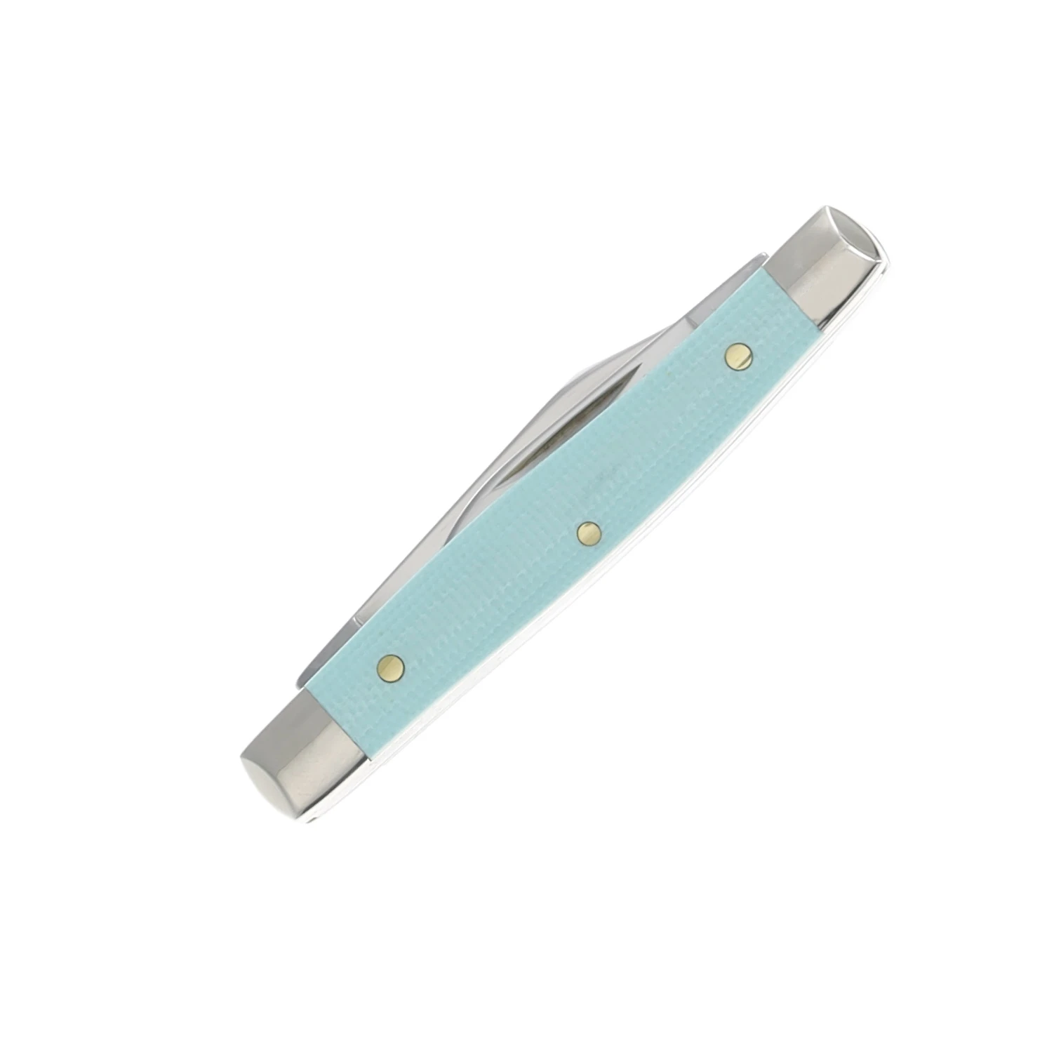 Case XX Seafoam Green Smooth G-10 Small Pen Knife CA18104 View 4