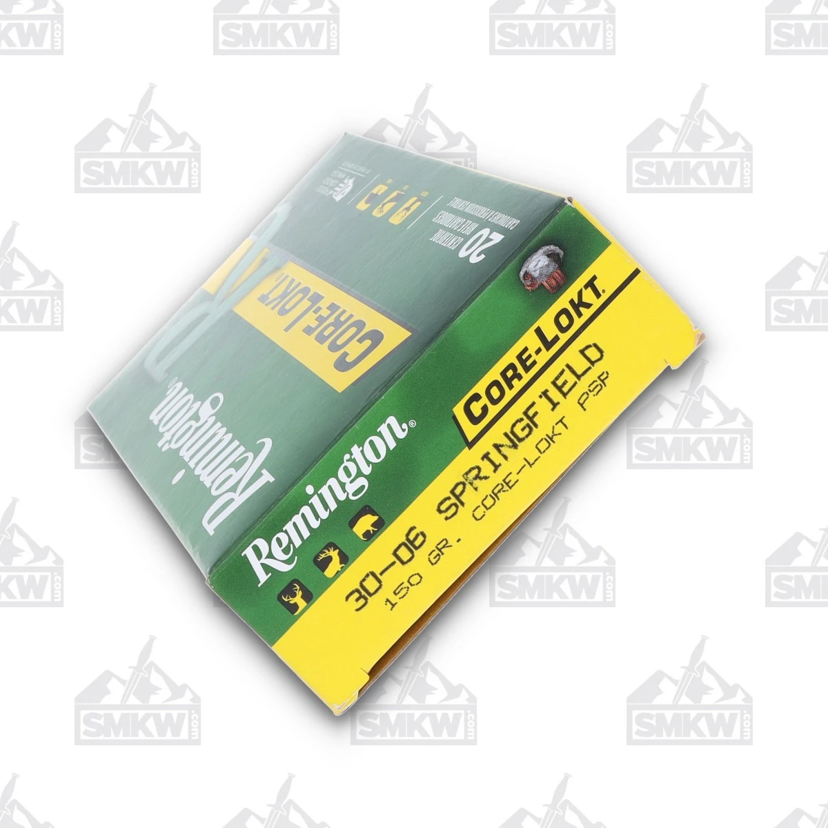 Remington Core-Lokt 30-06 Springfield Ammunition 150 Grain Brass 20 Rounds Core-Lokt PSP R30062 View 5