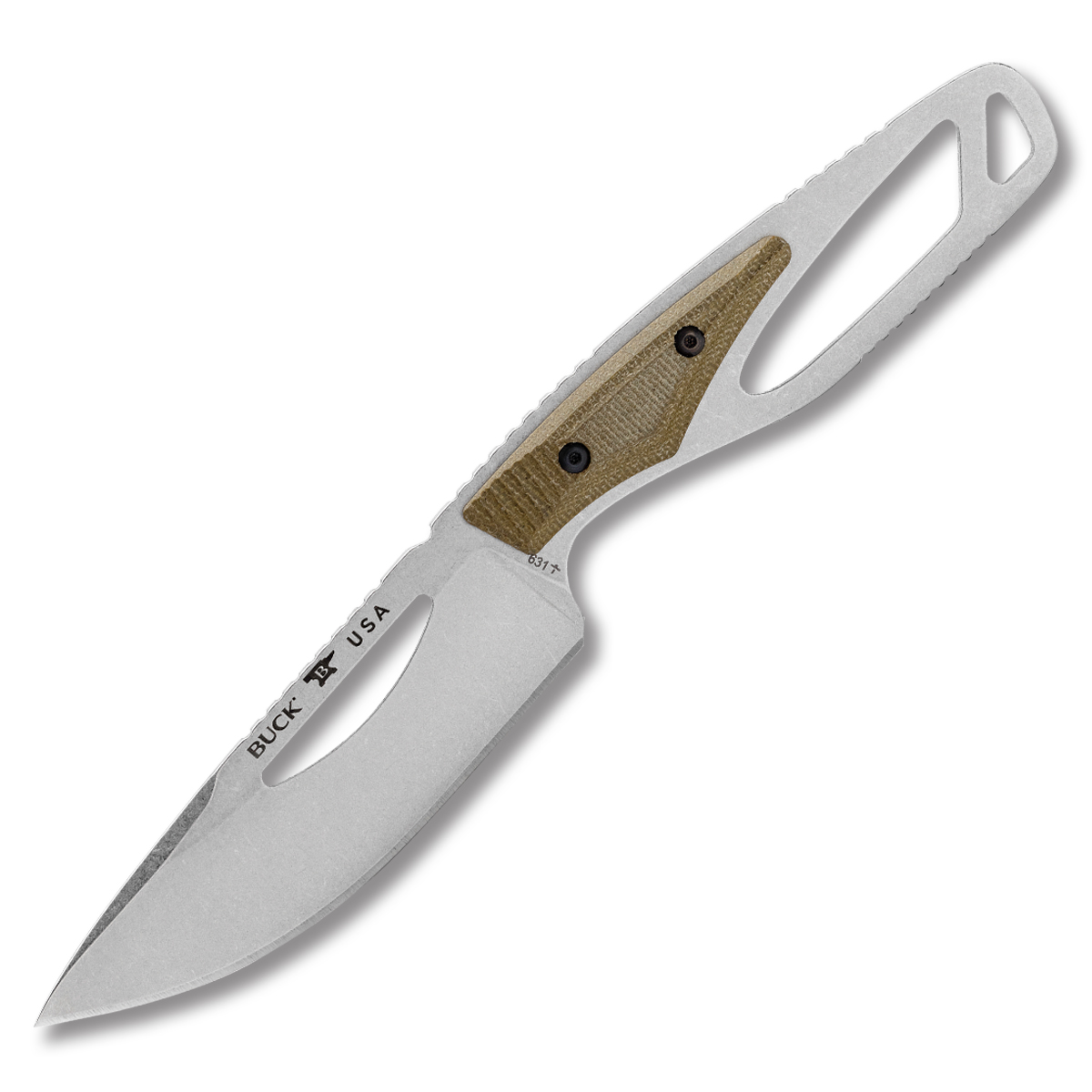 Buck 631 & 635 PakLite Field Kit (Green Micarta) BU13821 View 2