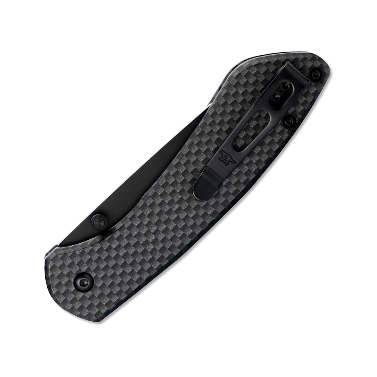 Buck 744 Sovereign Folding Knife Black 3.22in Plain Clip Point Blade BU13812 View 2