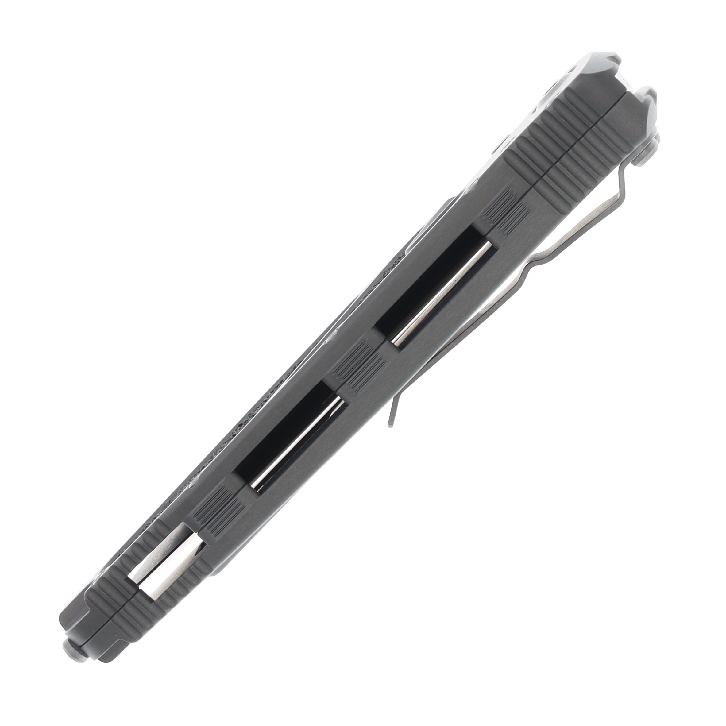 Microtech SOCOM Elite Gray – Black 3.98in Plain Apocalyptic Tanto View 6