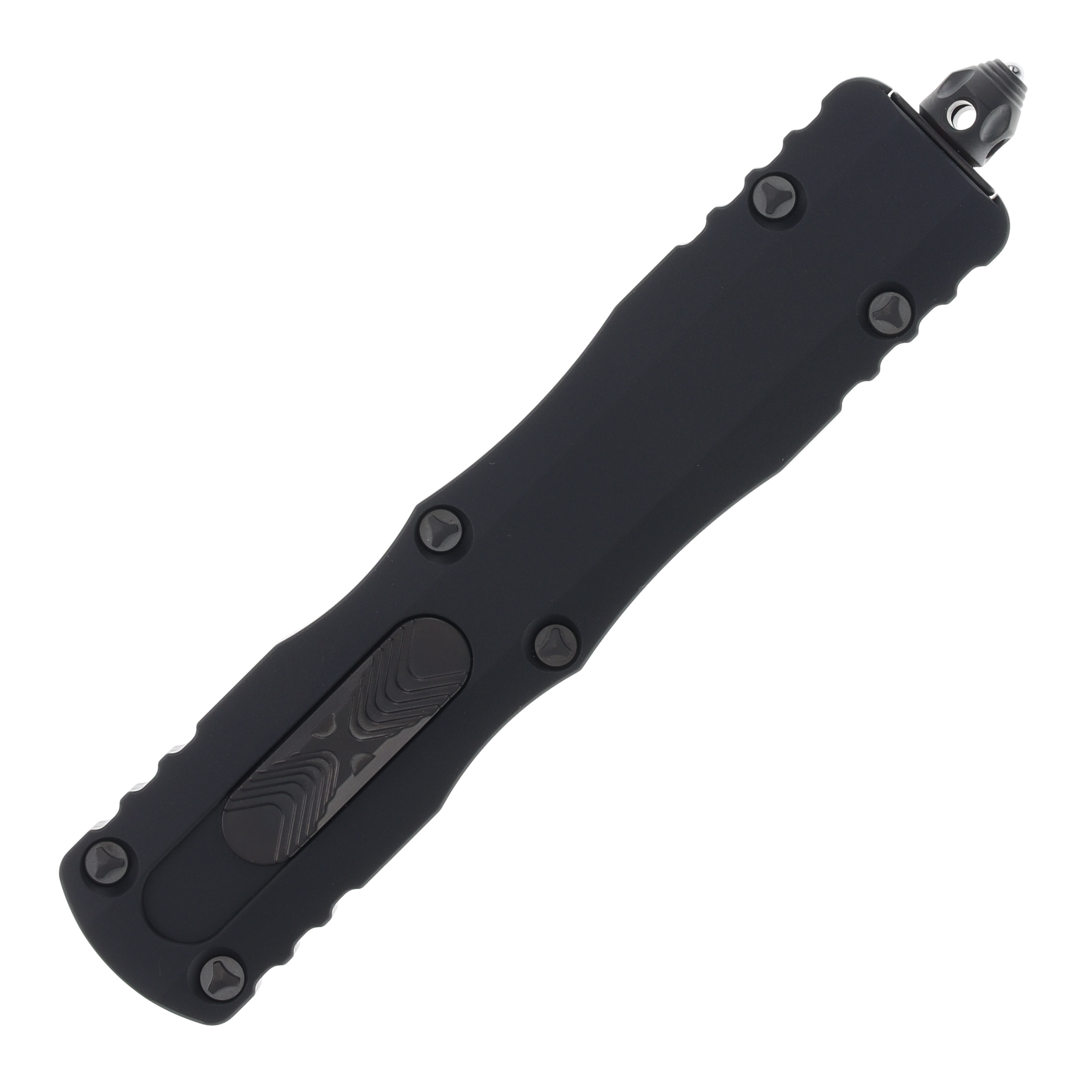 Microtech Signature Series Dirac Delta OTF Automatic Shadow Black F/S Dagger AUMT2273DLCTSH View 3