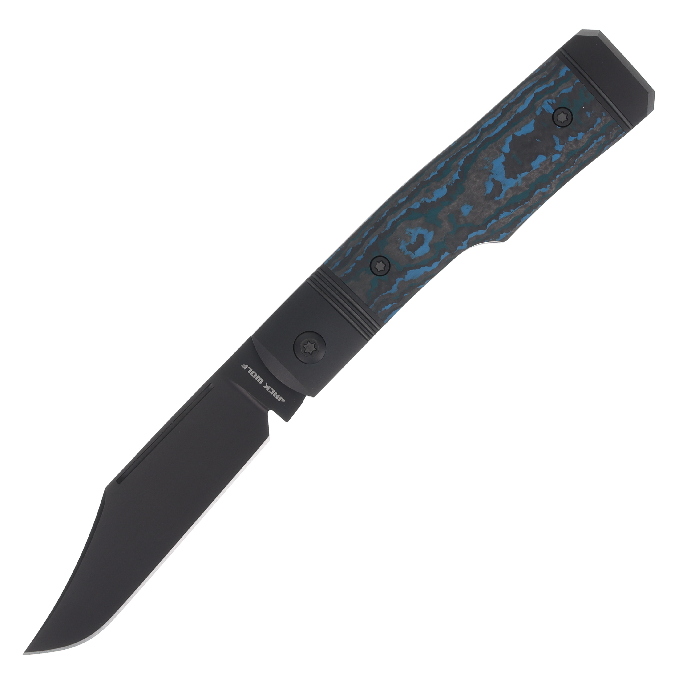 Jack Wolf Sharpshooter Jack Folding Knife Arctic Storm Fat Carbon SHARP-02-FC-ARCTIC View 3