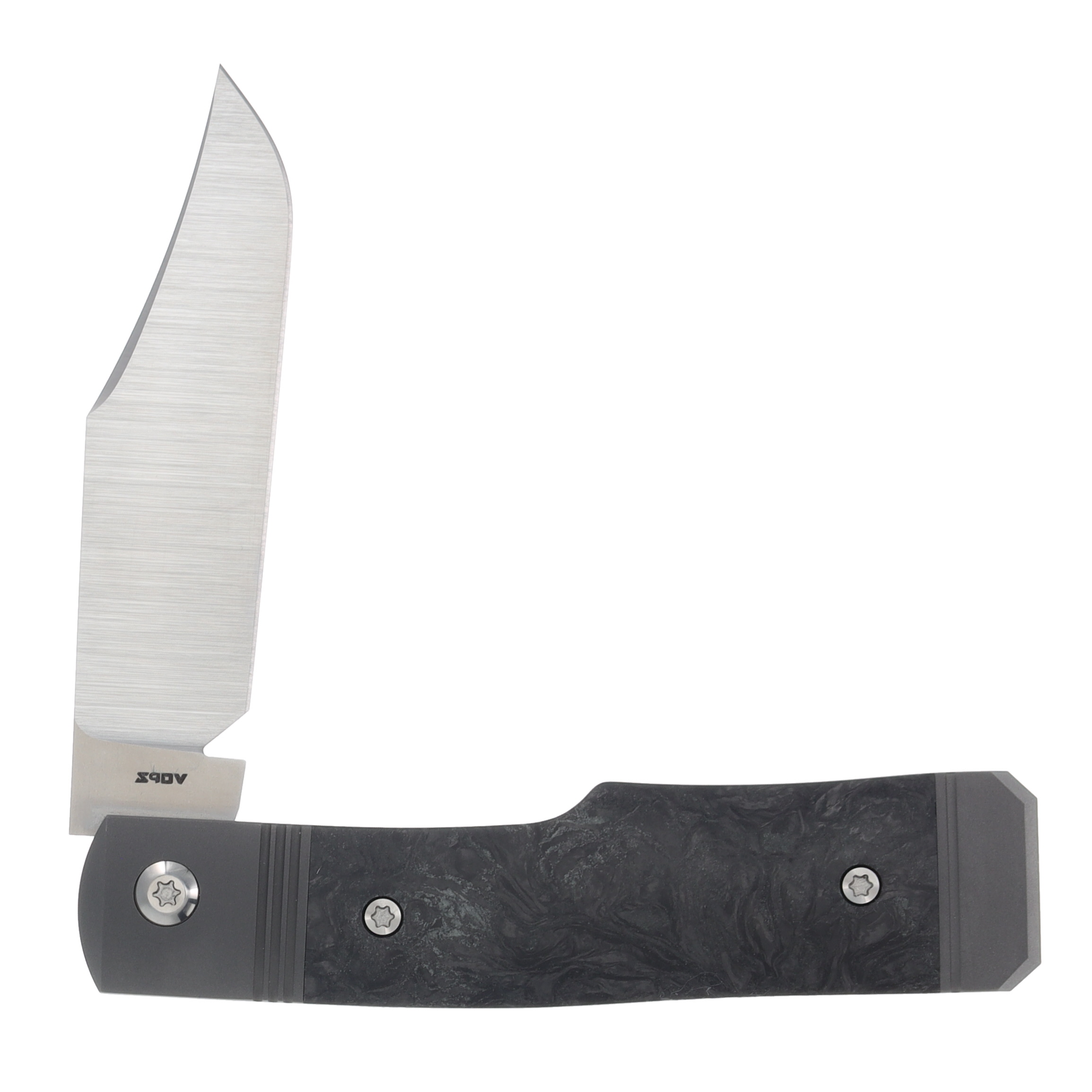 Jack Wolf Sharpshooter Jack Folding Knife Glow Dark Matter Fat Carbon SHARP-02-FC-DM-GLOW View 2