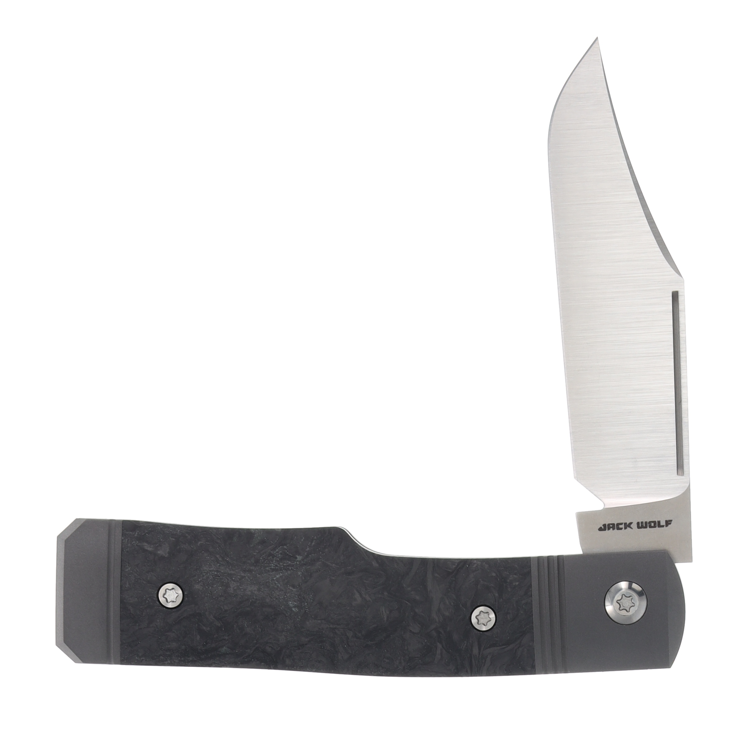 Jack Wolf Sharpshooter Jack Folding Knife Glow Dark Matter Fat Carbon SHARP-02-FC-DM-GLOW View 1