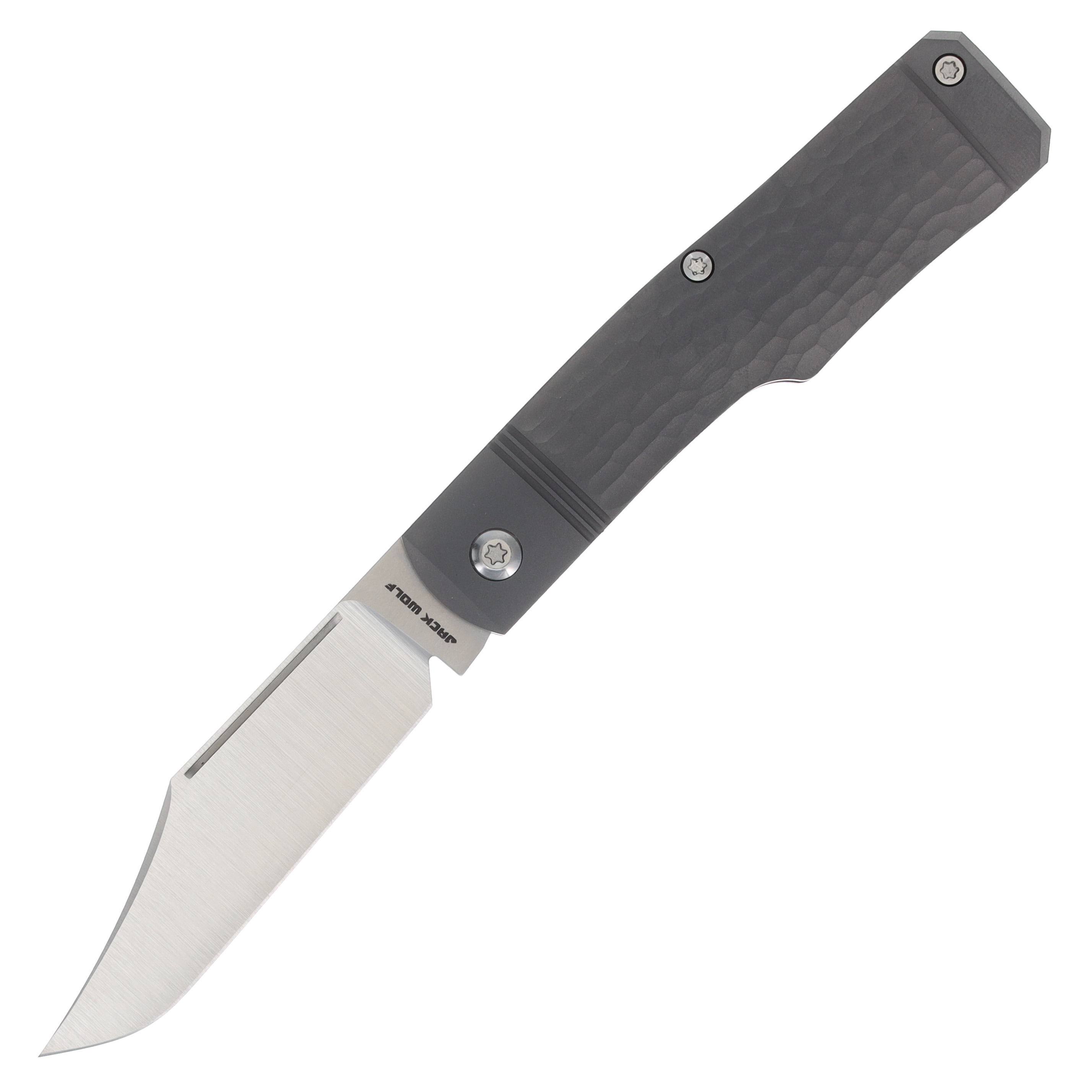 Jack Wolf Sharpshooter Jack Folding Knife Jigged Titanium SHARP-02-TI-JIGGED View 3