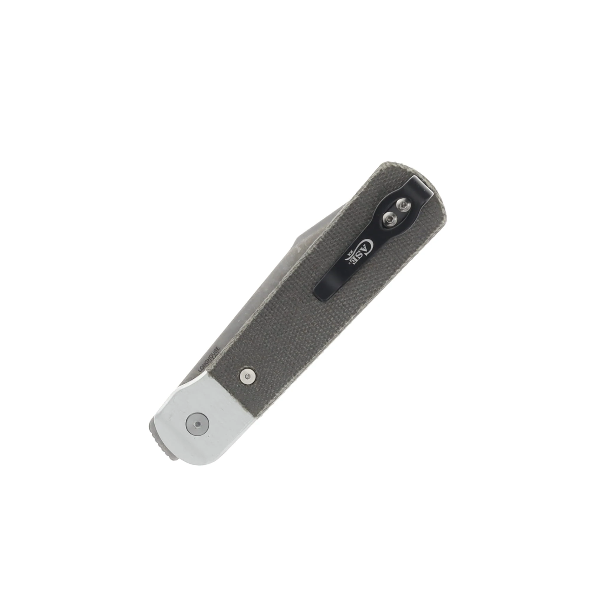 Case XX Bridgeline Longhouse Olive Drab Green Canvas Micarta Linerlock Folding Knife CA50911 View 4