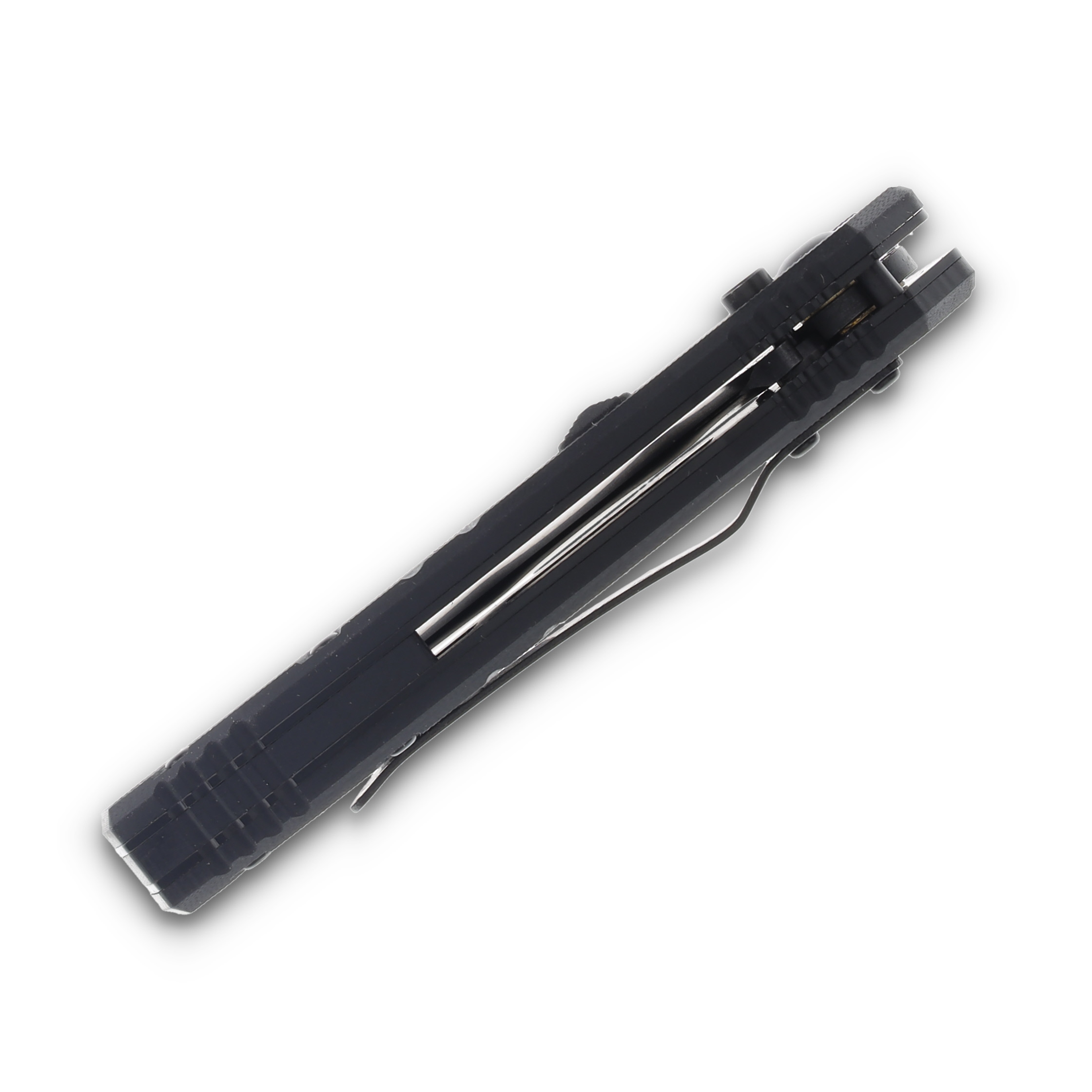 Boker Plus Intention II Tanto Automatic Knife Black Stonewash D2/Black G-10 AUBK01BO797 View 6