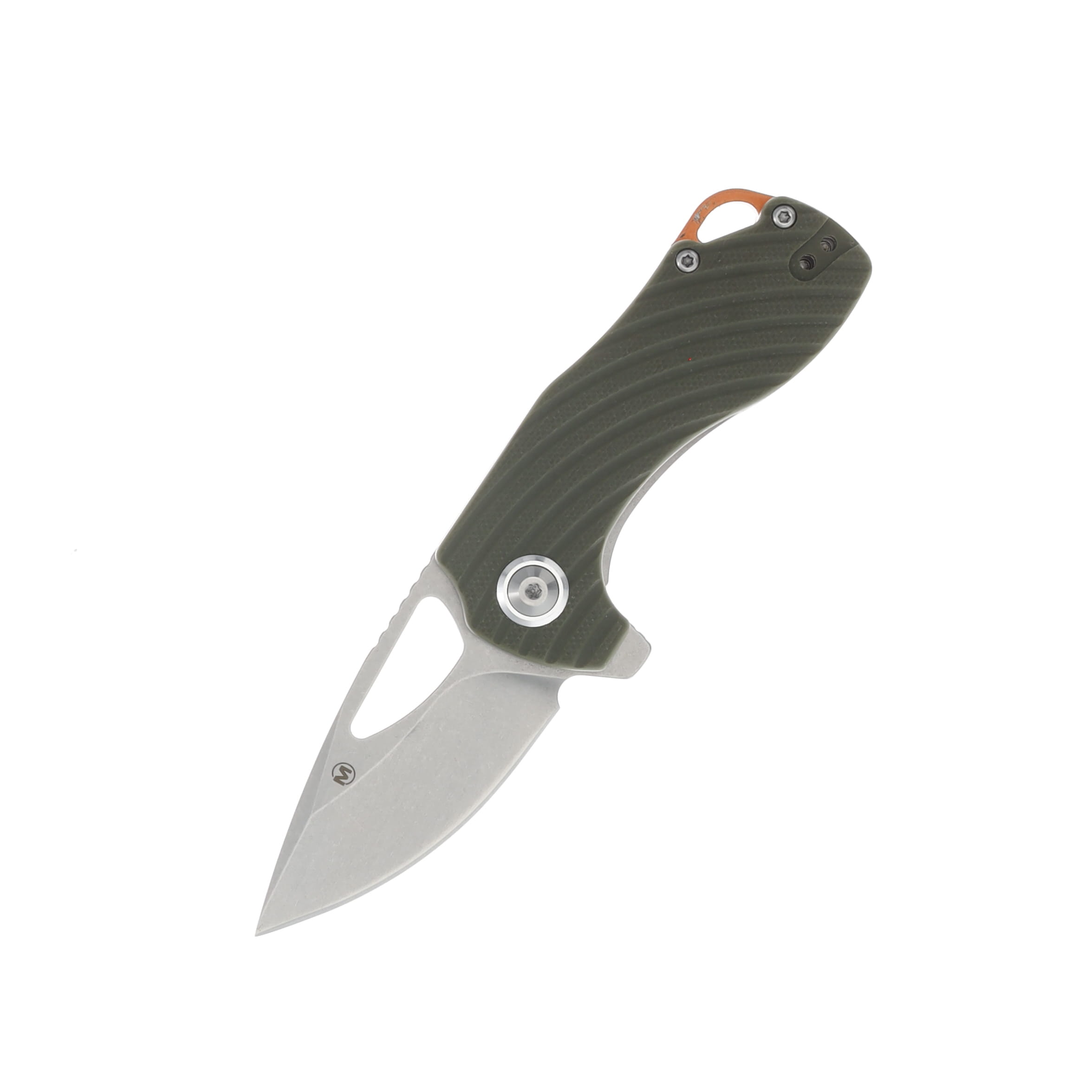 Boker Magnum Tadpole Green 2.36 Inch Plain Stonewash Drop Point BK01SC012 View 1
