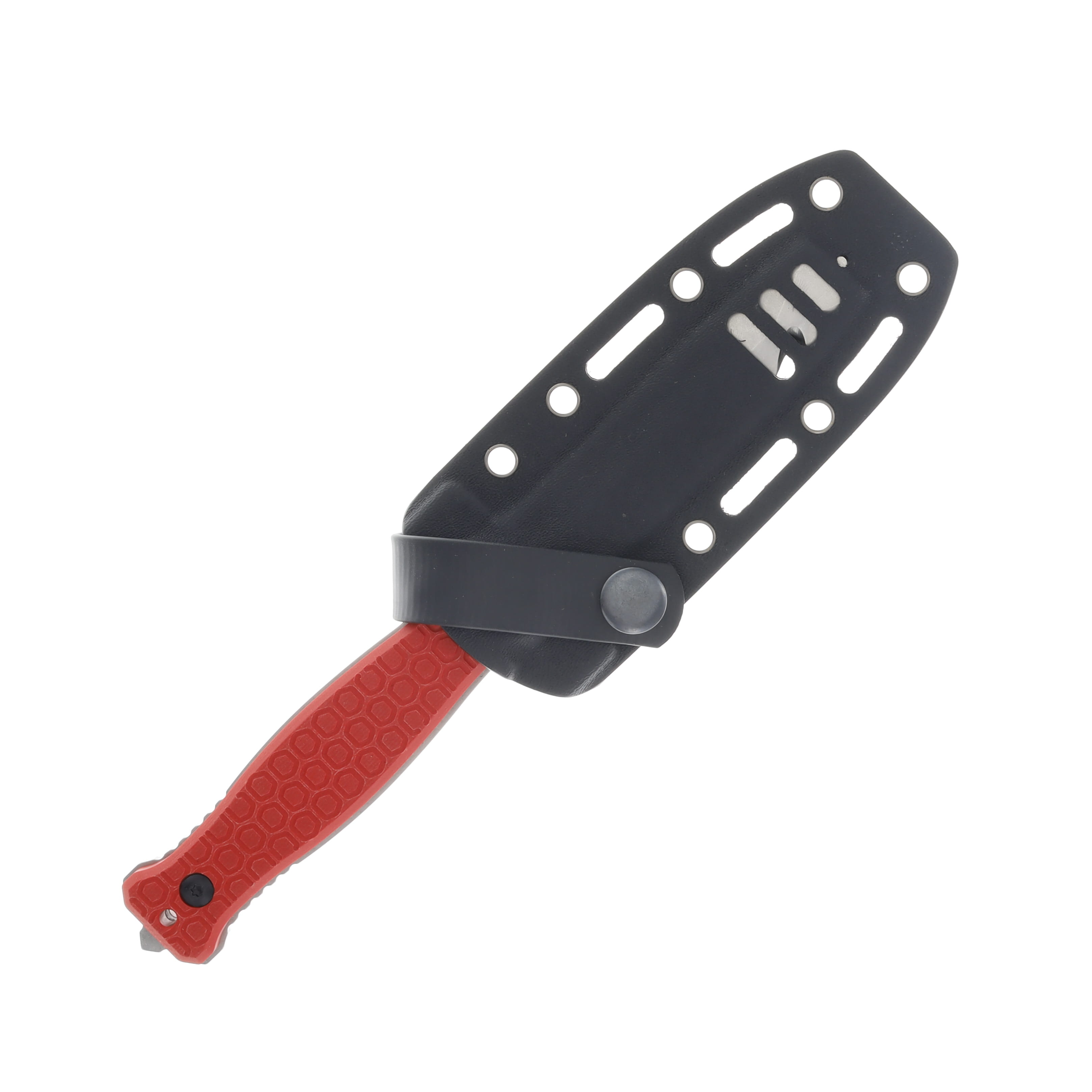 Boker Plus Expert Fire Fixed Knife Red 3.94in Partially Serrated BK02DG001 View 3