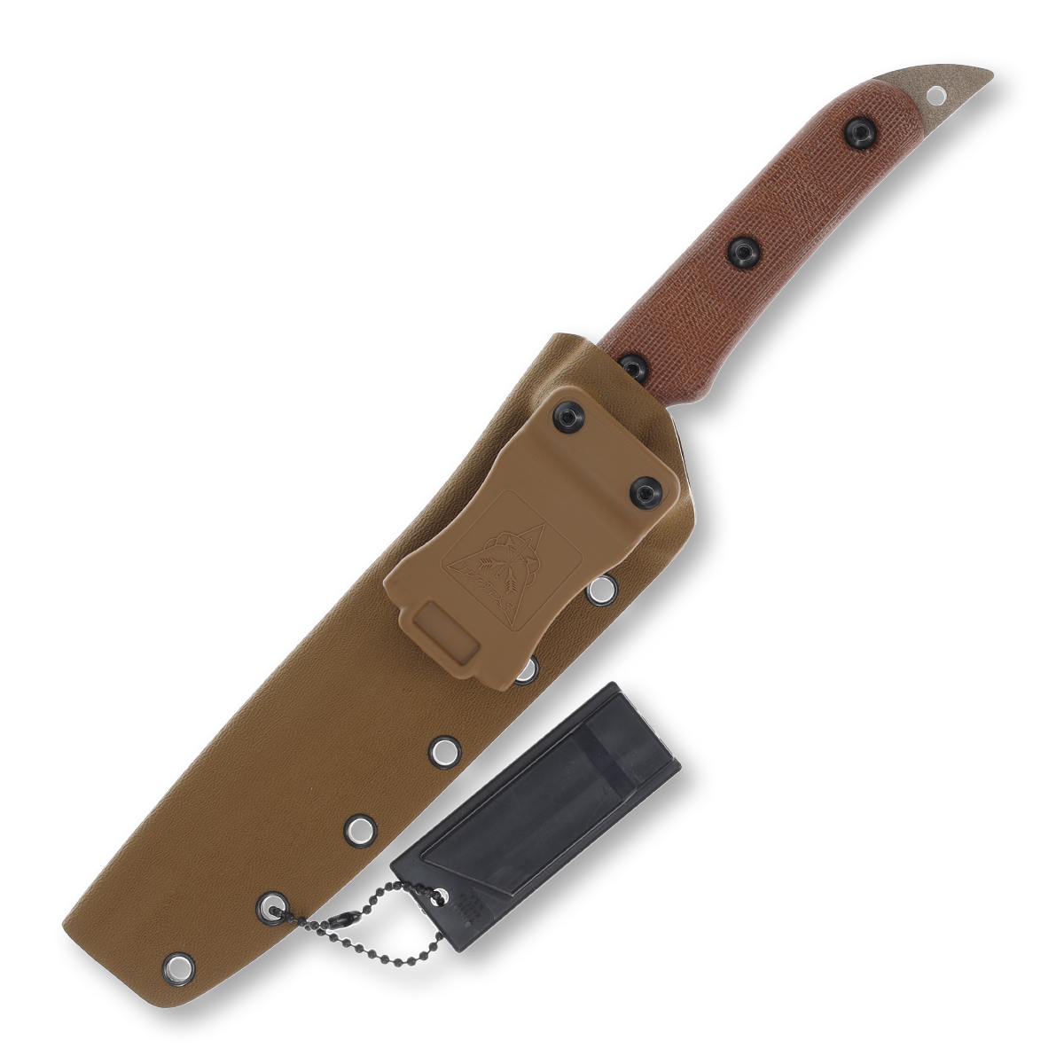 TOPS Missile Strike Fixed Blade Tan 6in Plain Coyote Tan Spear Point TPMS01 View 4