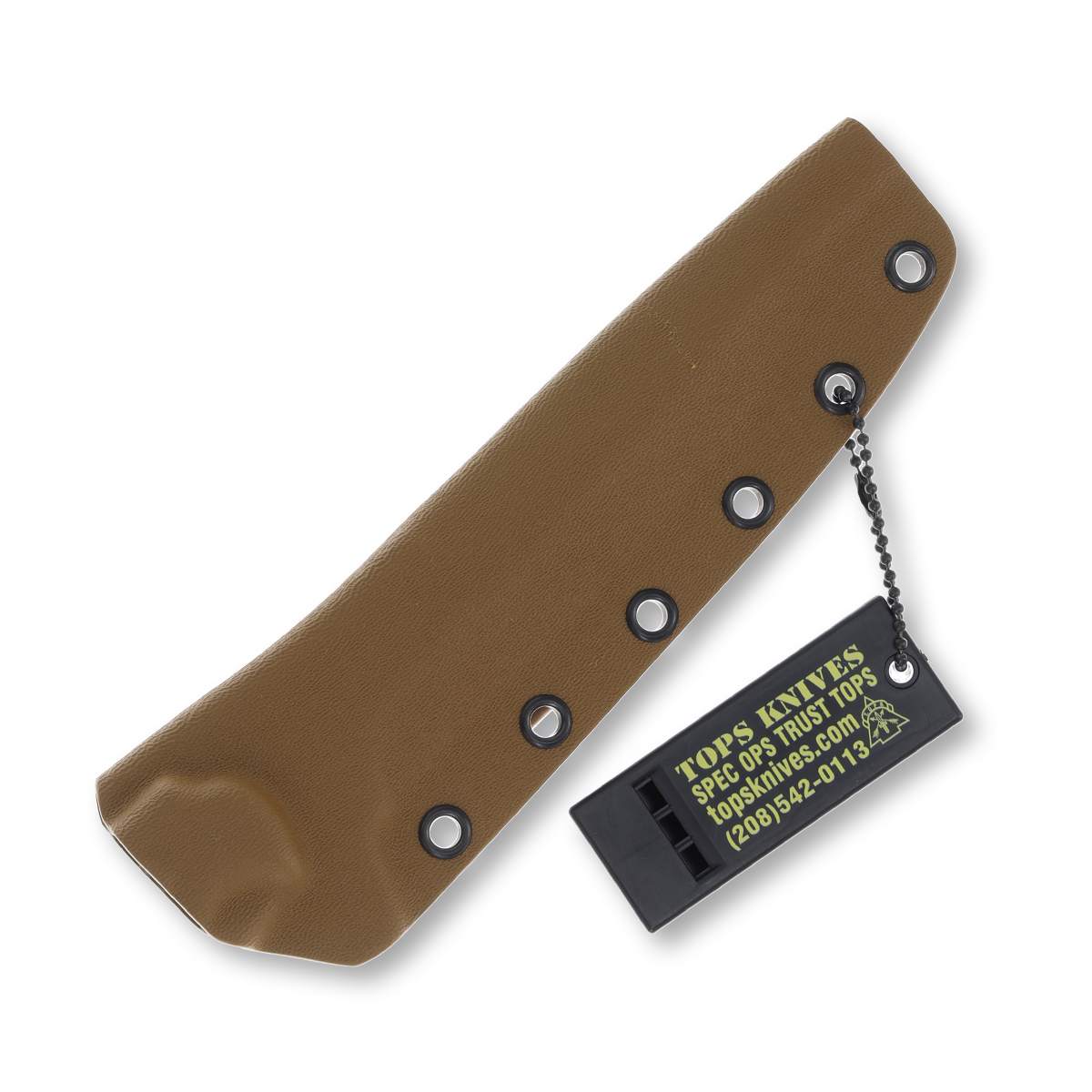 TOPS Missile Strike Fixed Blade Tan 6in Plain Coyote Tan Spear Point TPMS01 View 6