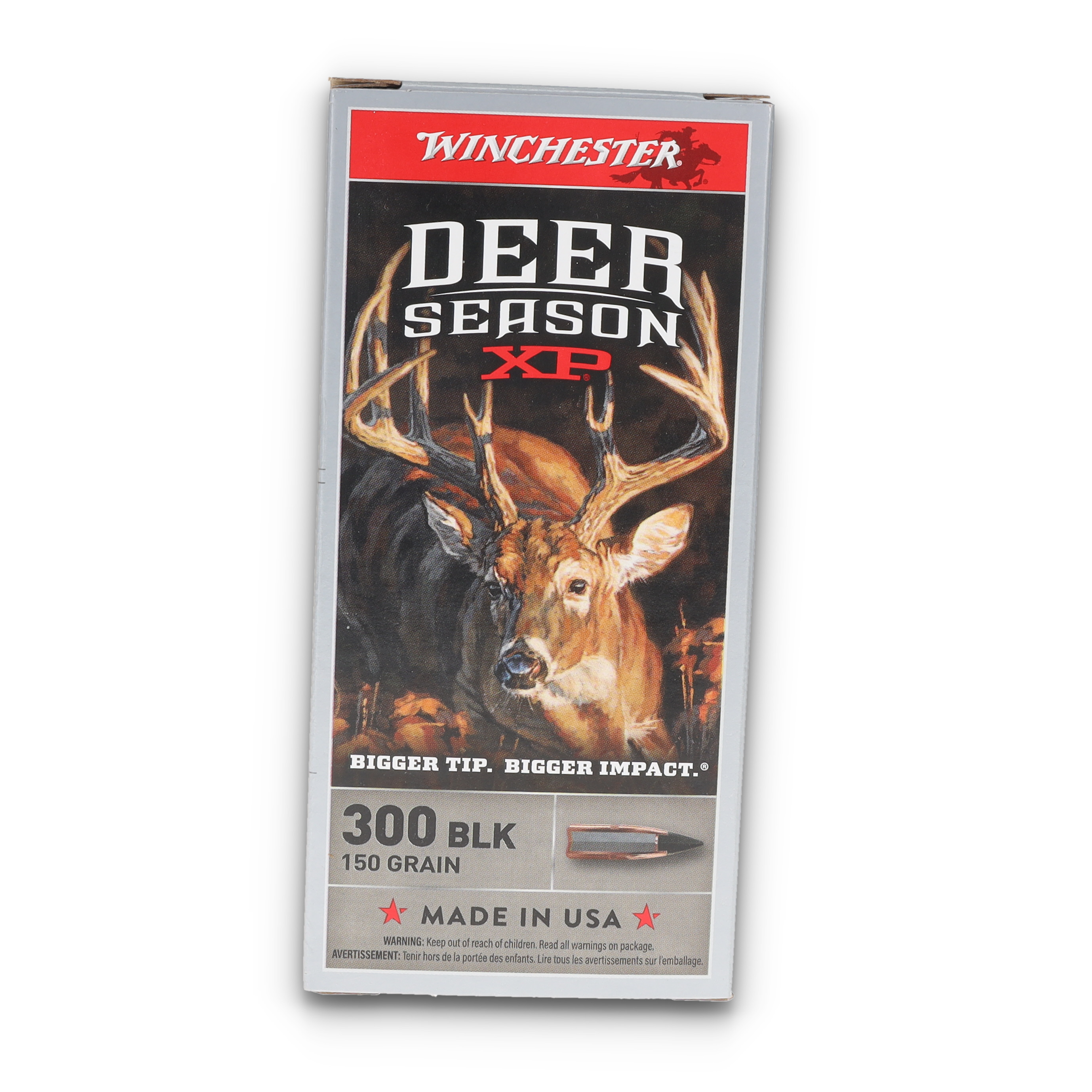 Winchester Deer Season XP .300 AAC Blackout Ammo EP 150gr 20rd Box X300BLKDS View 10