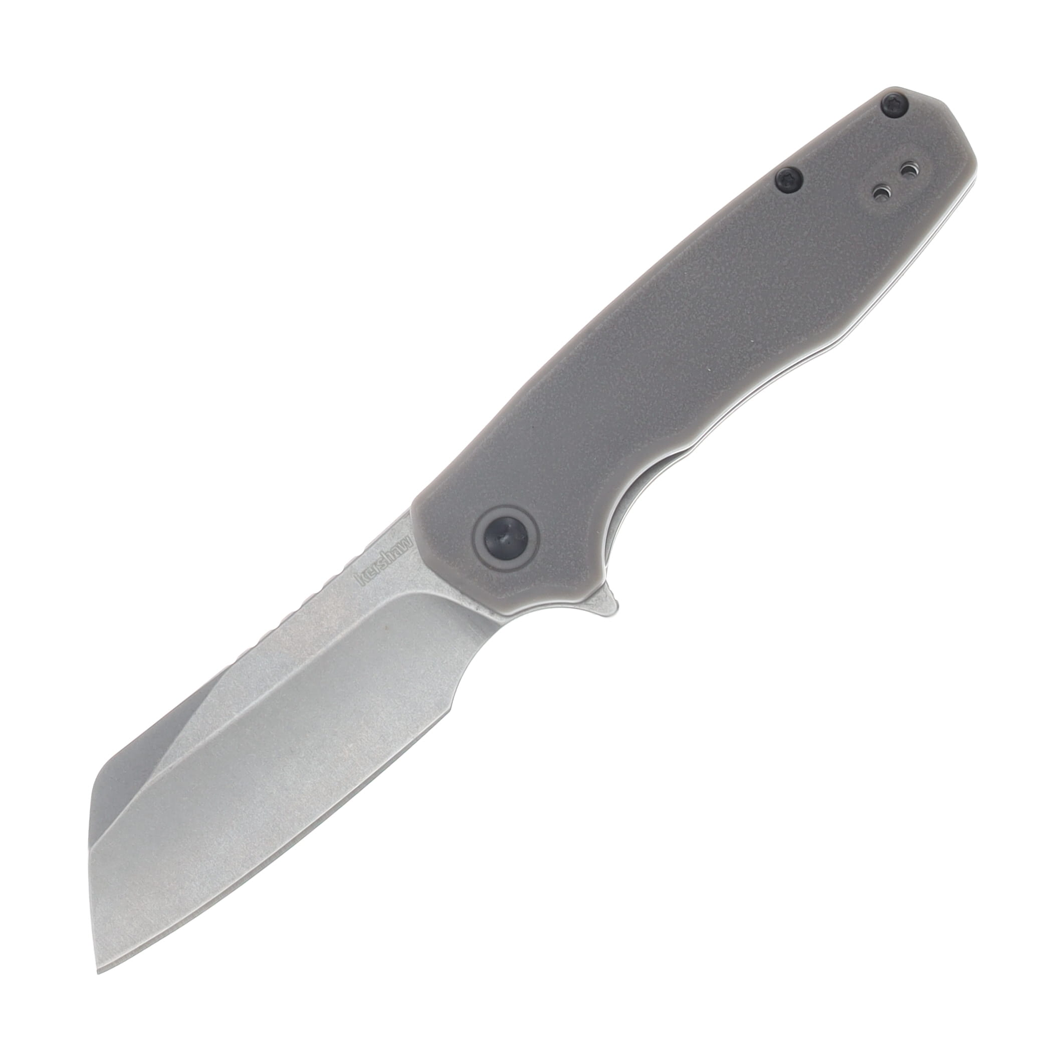 Kershaw Wharf Spring Assisted Folding Knife 3.8in Plain Gray GFN KS1414 View 1