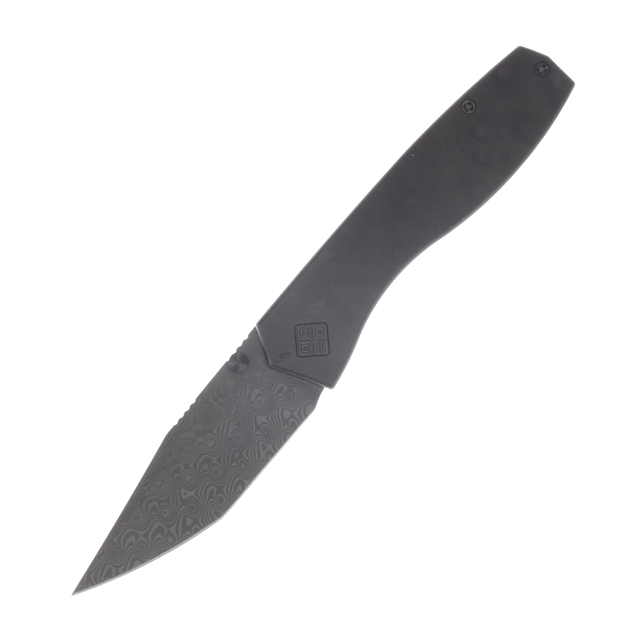 Ocaso Delos Folding Knife Black Dunes 3 Inch Plain Modified Tanto 12IBK View 1