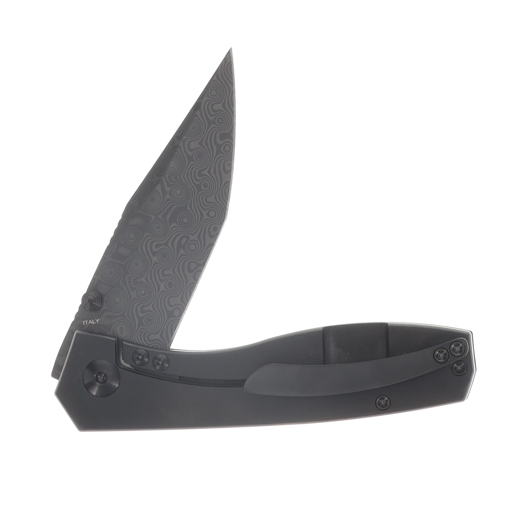 Ocaso Delos Folding Knife Black Dunes 3 Inch Plain Modified Tanto 12IBK View 4