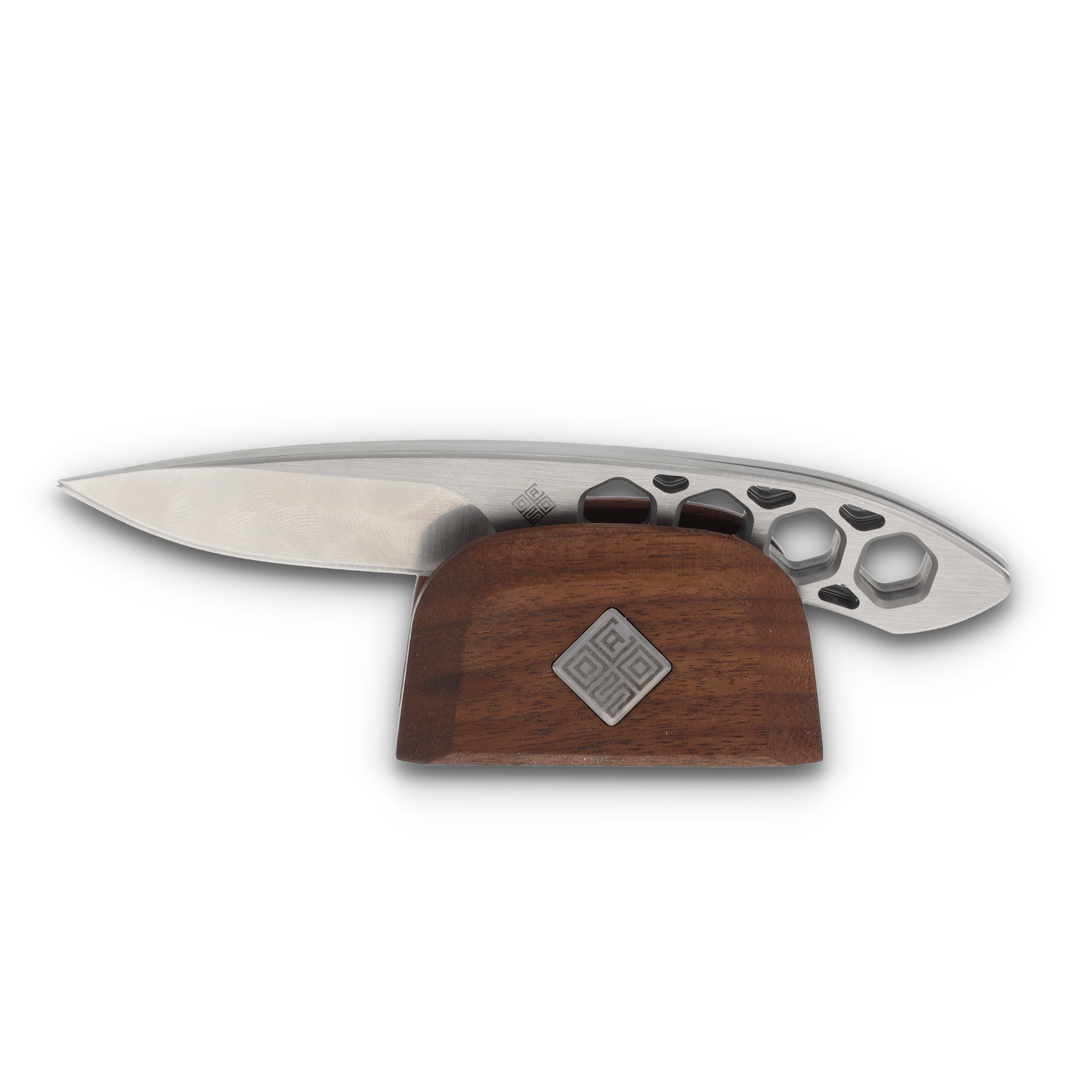 Ocaso Knives Duo Desk Knife Spear Point With Stand 80DKS View 20