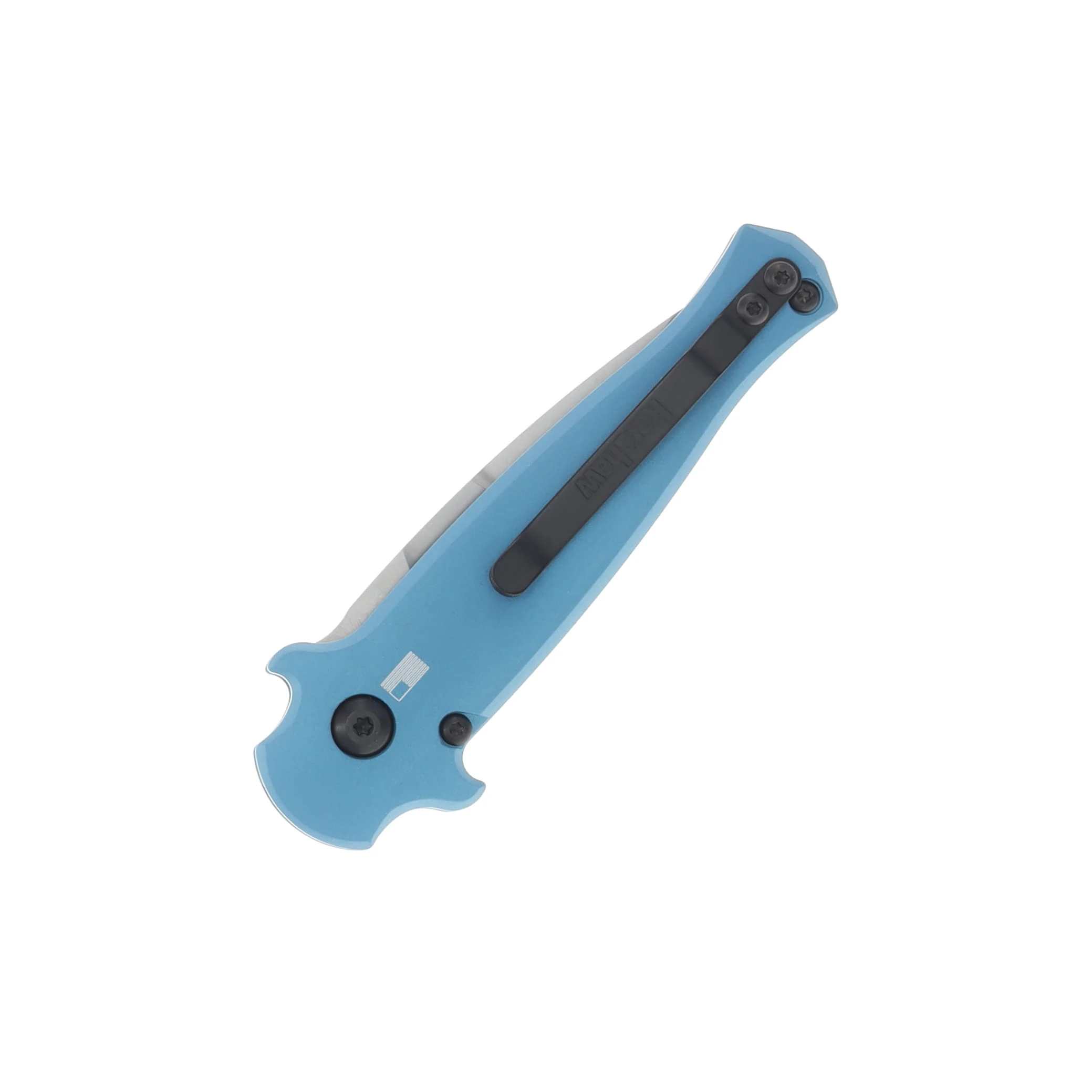 Kershaw Launch 12 Automatic Knife Stonewash Spear Point/Teal AUKS7125TEALSW View 2