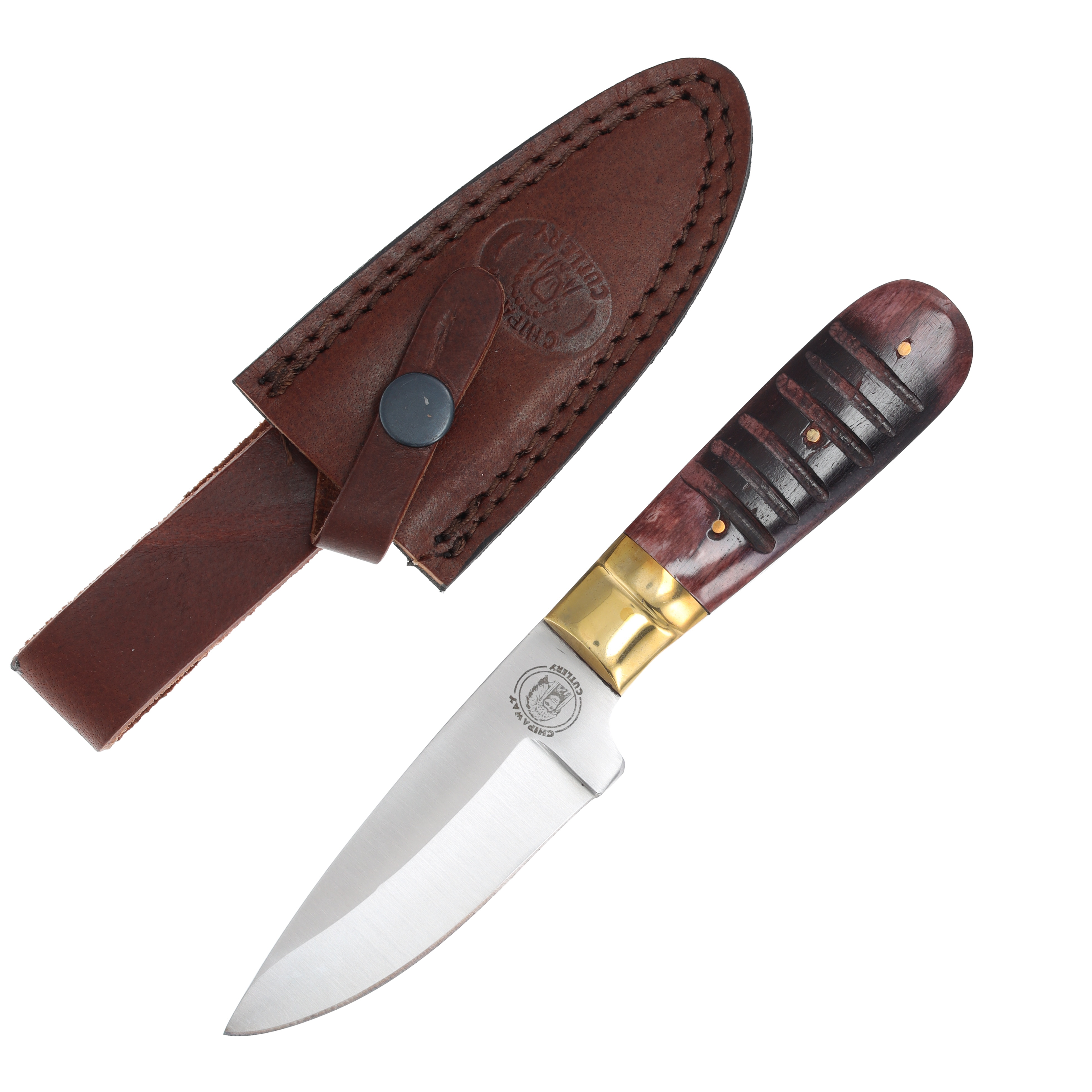 Chipaway Cutlery Classic Skinning Knife Brown Bone FRCW9151 View 1