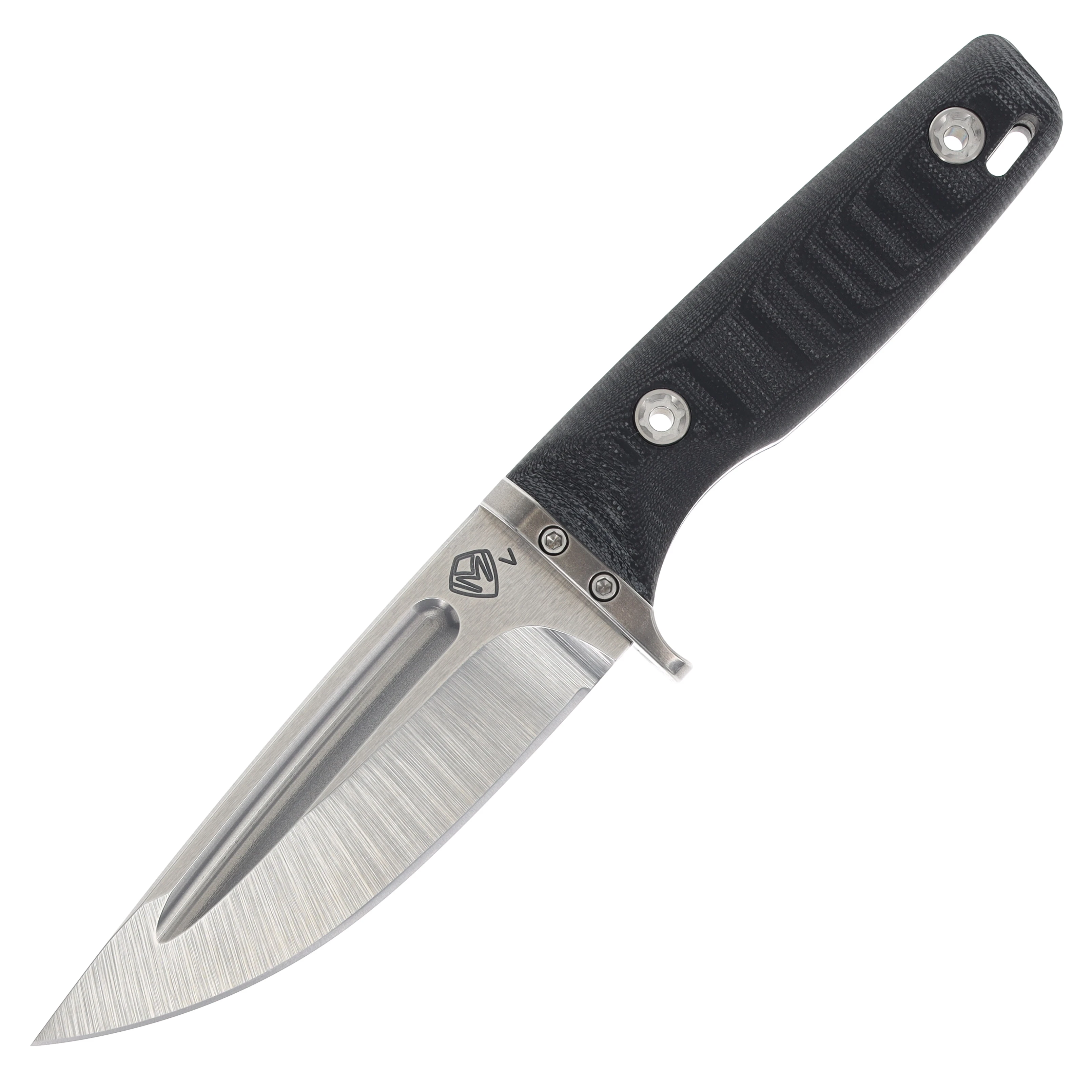 Medford The Deep Fixed Blade Dive Knife 4.5in Tumbled 20CV Black G-10 MK116VTQ-08KB-SPQ3-Q4 View 3