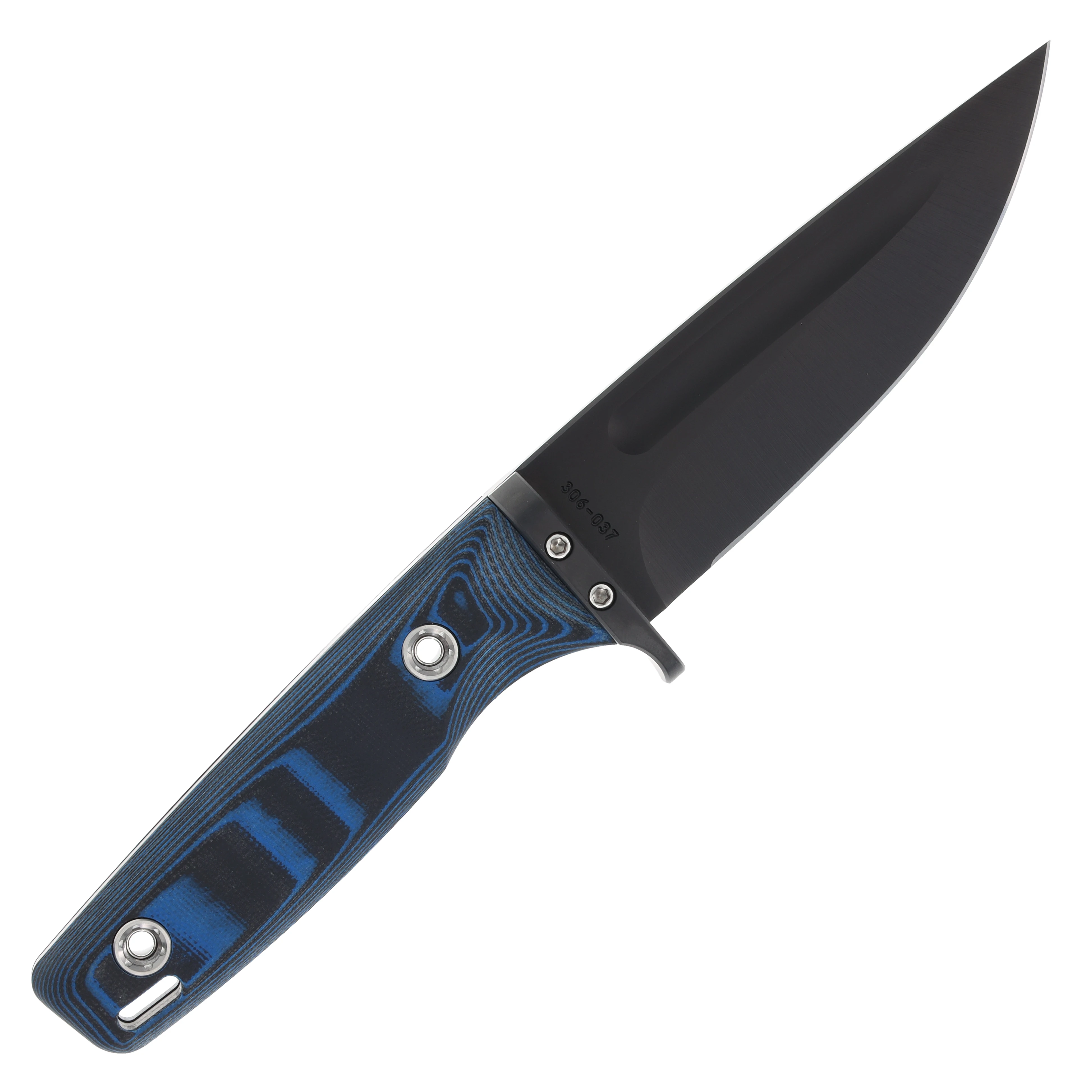 Medford The Deep Fixed Blade Dive Knife 4.5in PVD 20CV Blue G-10 MK116VPQ-12KB-SPQ3-Q4 View 4