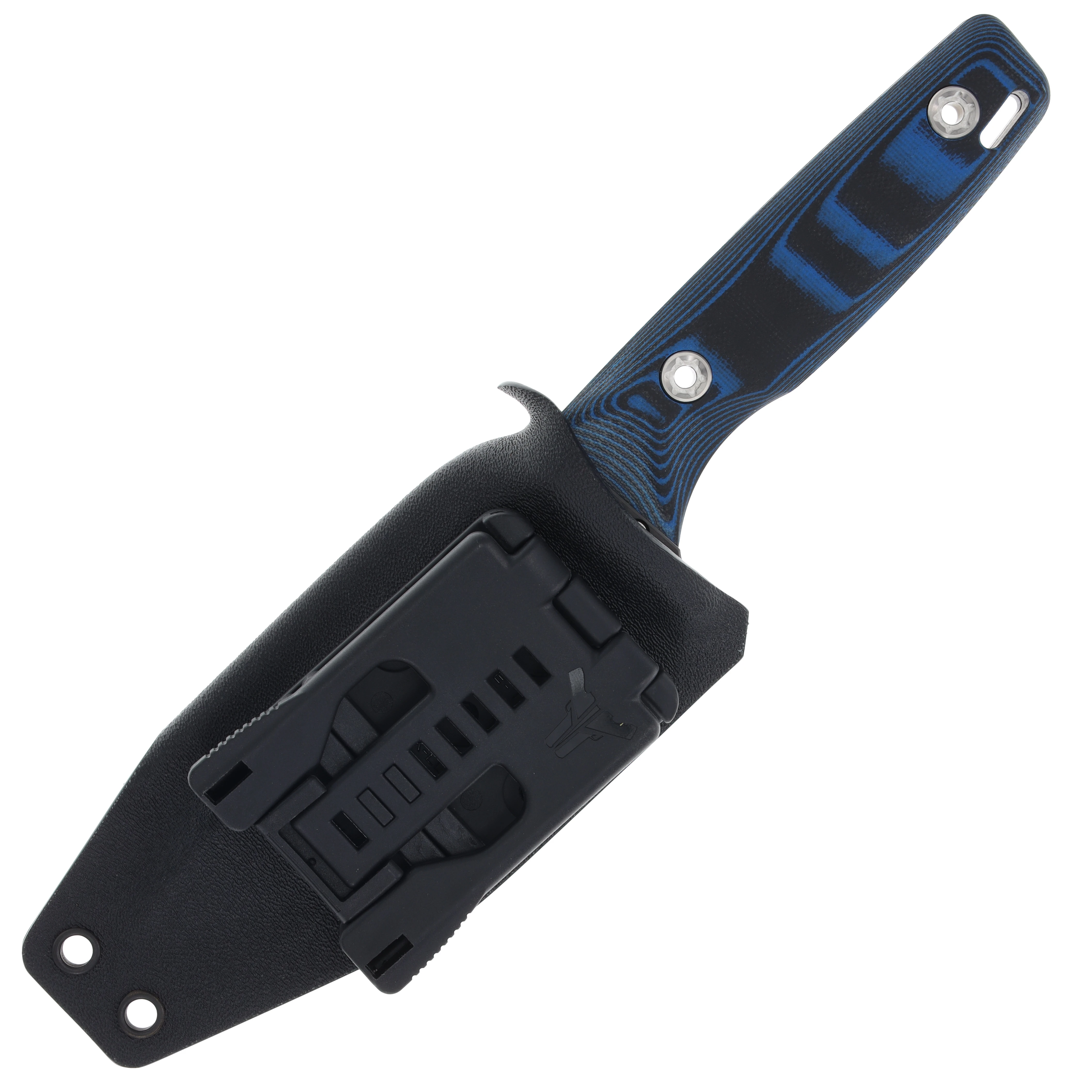 Medford The Deep Fixed Blade Dive Knife 4.5in PVD 20CV Blue G-10 MK116VPQ-12KB-SPQ3-Q4 View 5