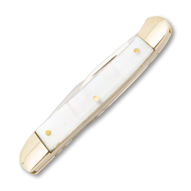 Frost Steel Warrior Copperhead Folding Knife Mother of Pearl Handle View 4
