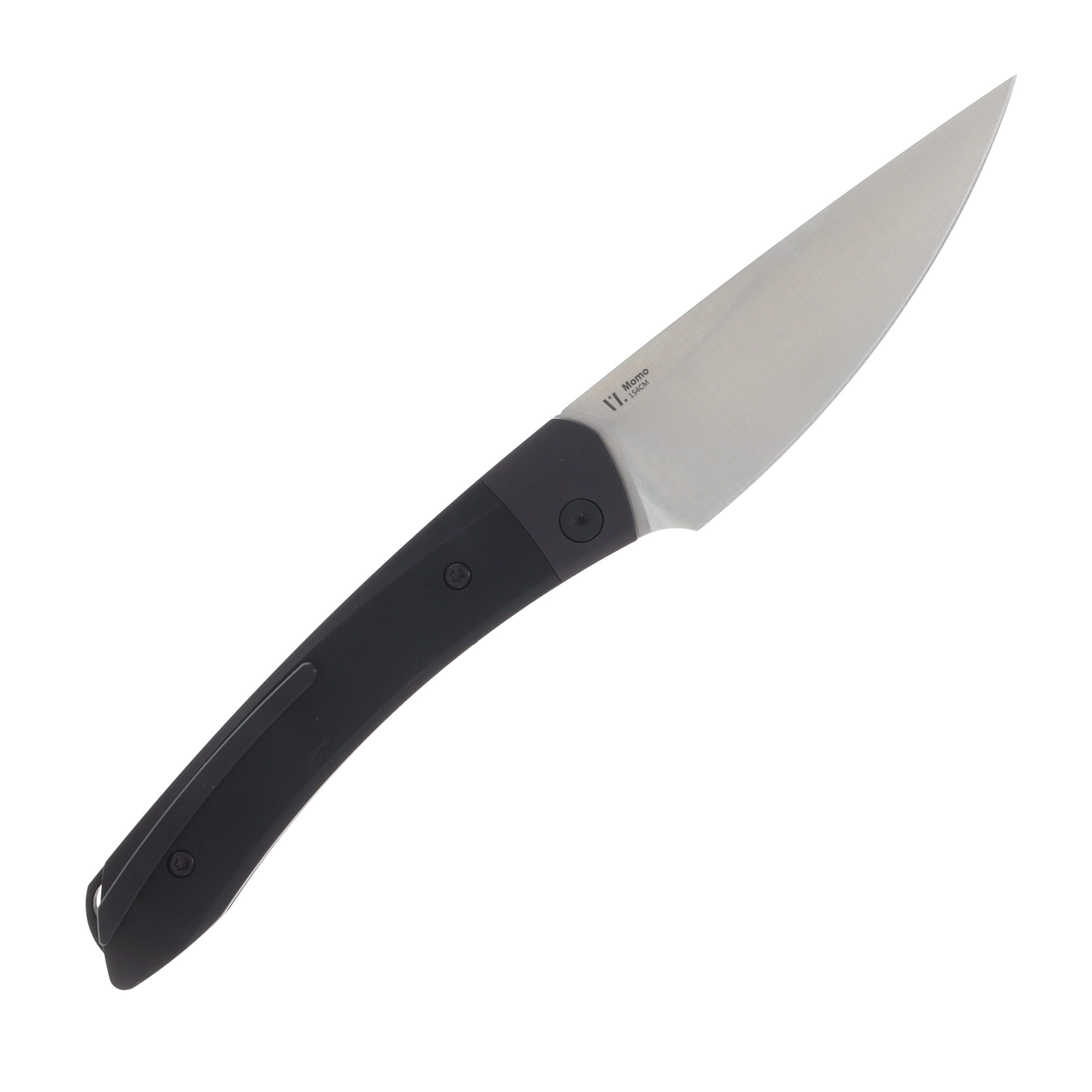 Kizer Momo Folding Knife 4.19 Inch Plain Satin Drop Point V4663C1 View 2