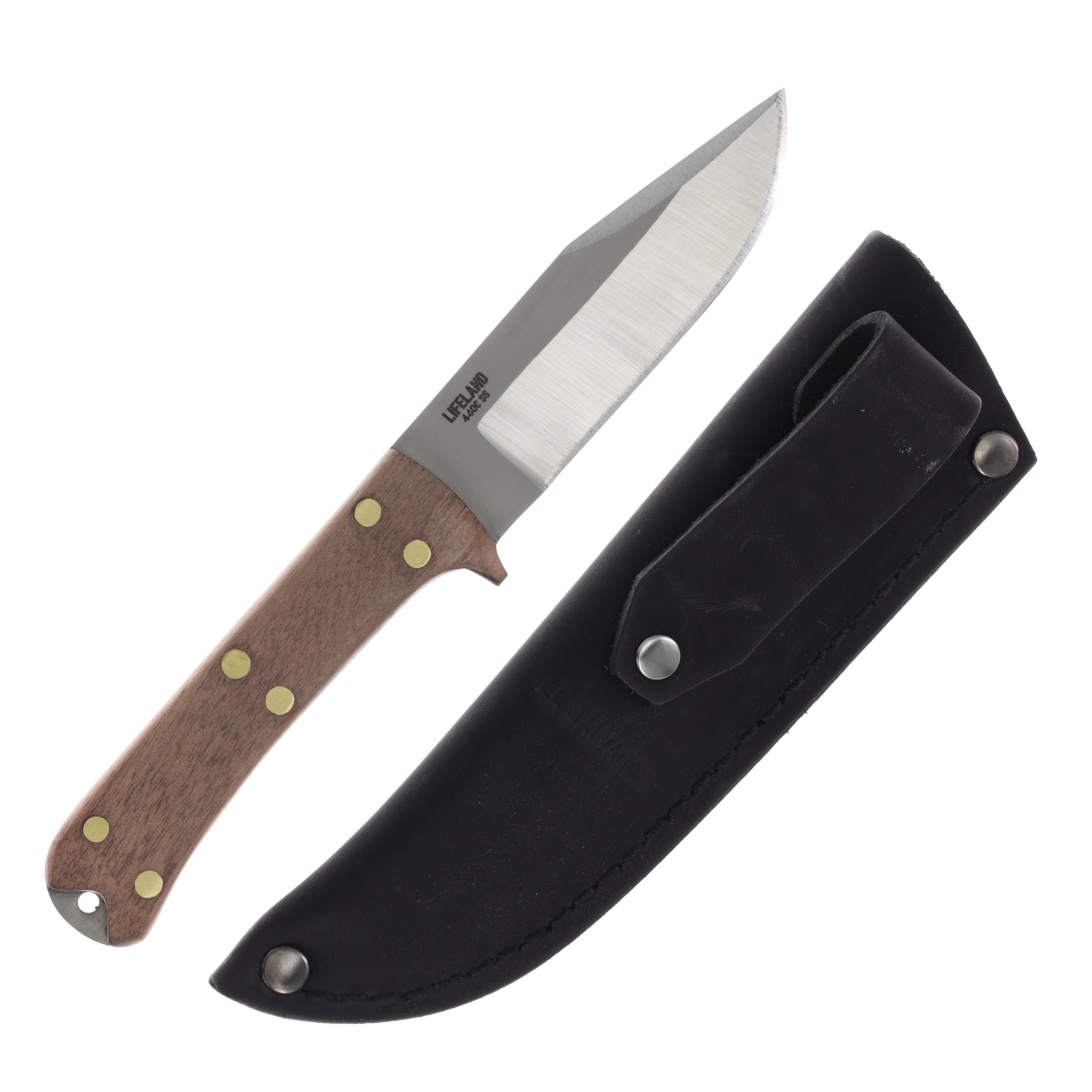 Condor Tool and Knife Lifeland Walnut 4 Inch Plain Satin Clip Point CTK103454C View 2