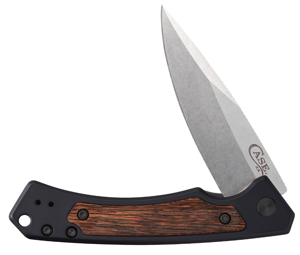 Case XX Marilla Framelock Folding Knife Black with Walnut CA25899 View 1