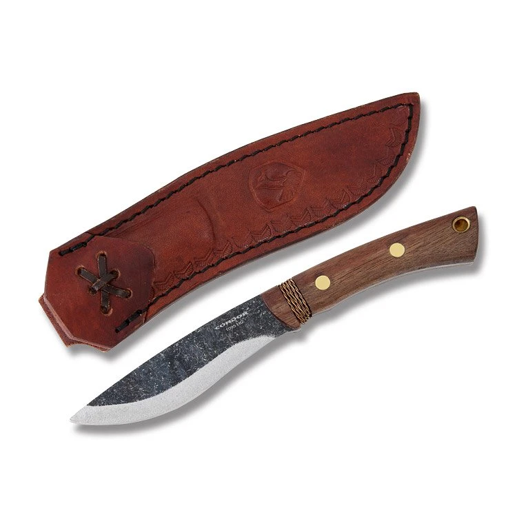 Condor Tool and Knife Huron Fixed 4.25in Carbon Steel Blade Knife CTK2806425 View 1