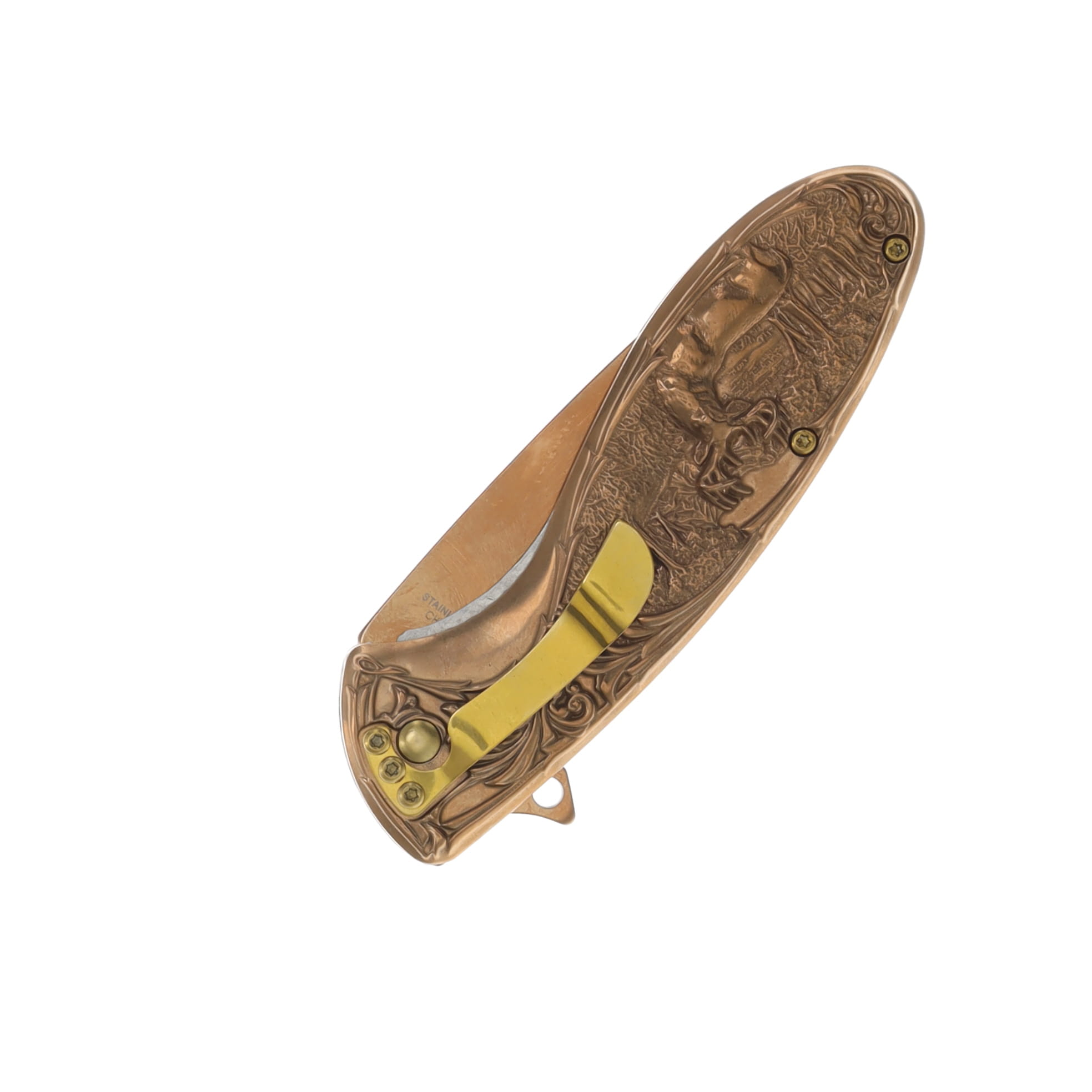 Szco Forest Prince Linerlock Folding Knife 300428RG View 3