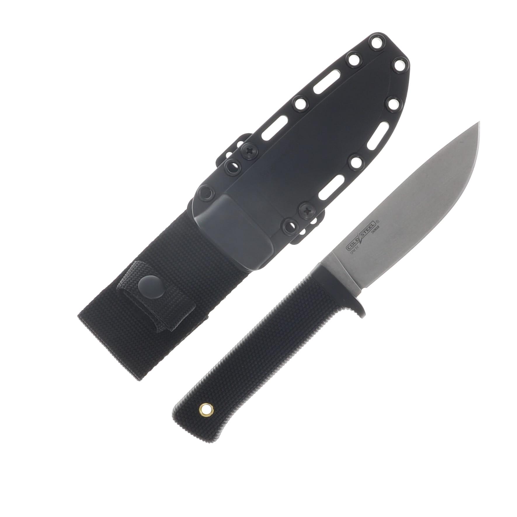 Cold Steel 3V Master Hunter Fixed Blade 4.5in Stonewashed Drop Point CS36CB View 2