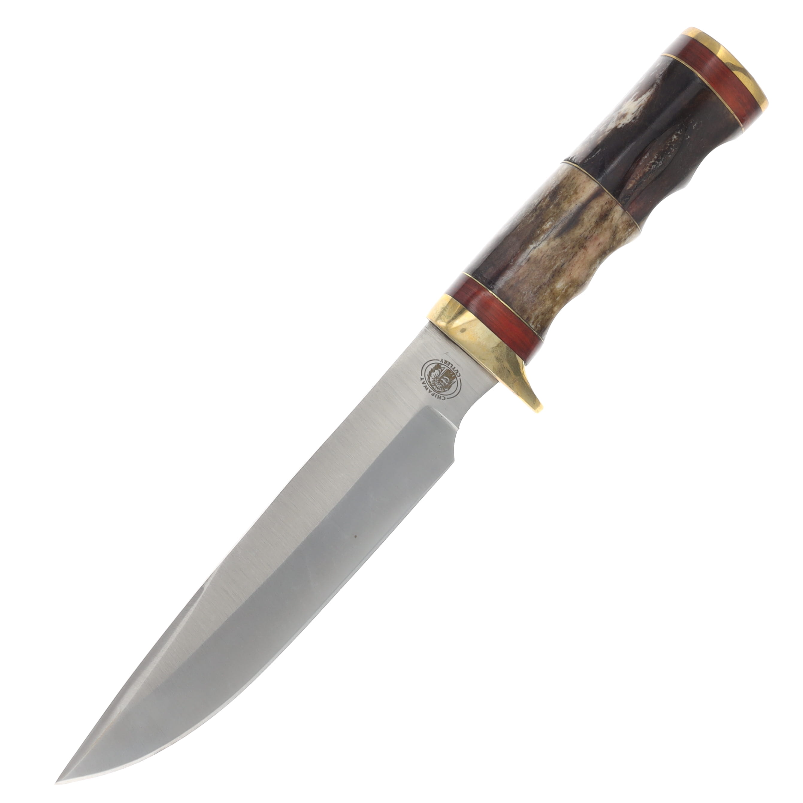 Frost Chipaway Brown Bear Hunter Natural Bone Fixed Blade FRCW3449BRB View 3