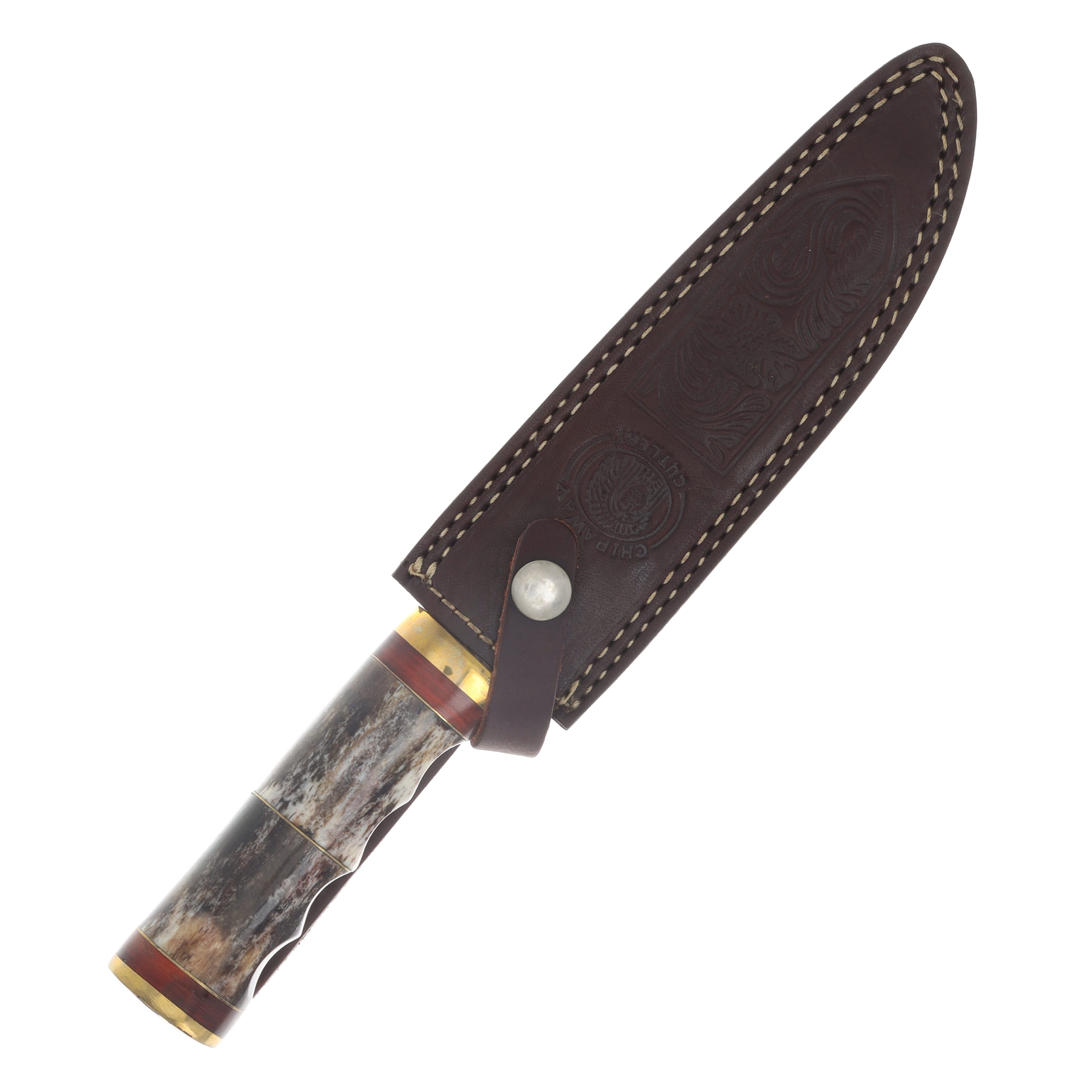 Frost Chipaway Brown Bear Hunter Natural Bone Fixed Blade FRCW3449BRB View 6