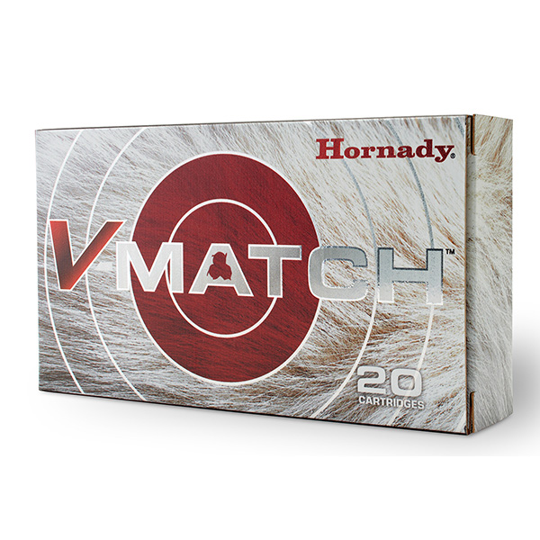 Hornady V-Match 6mm ARC Rifle Ammunition 20 Rounds Brass Centerfire 80 Grain ELD-VT 81603 View 1