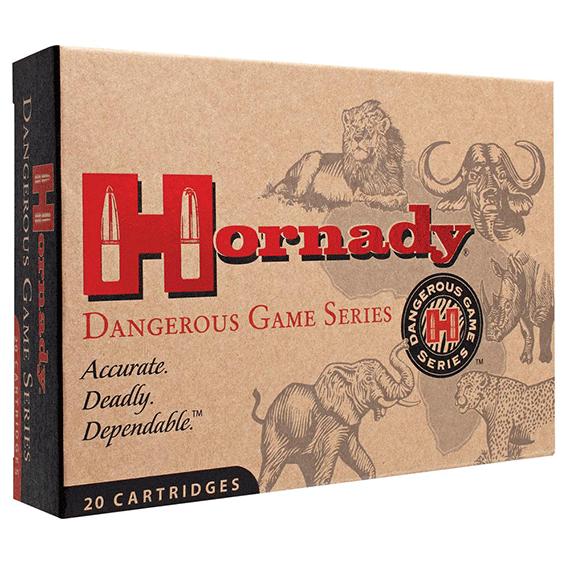 Hornady Dangerous Game .500-416 Nitro Express 400gr DGS Solid Brass Ammo 20Rd 82682 View 1